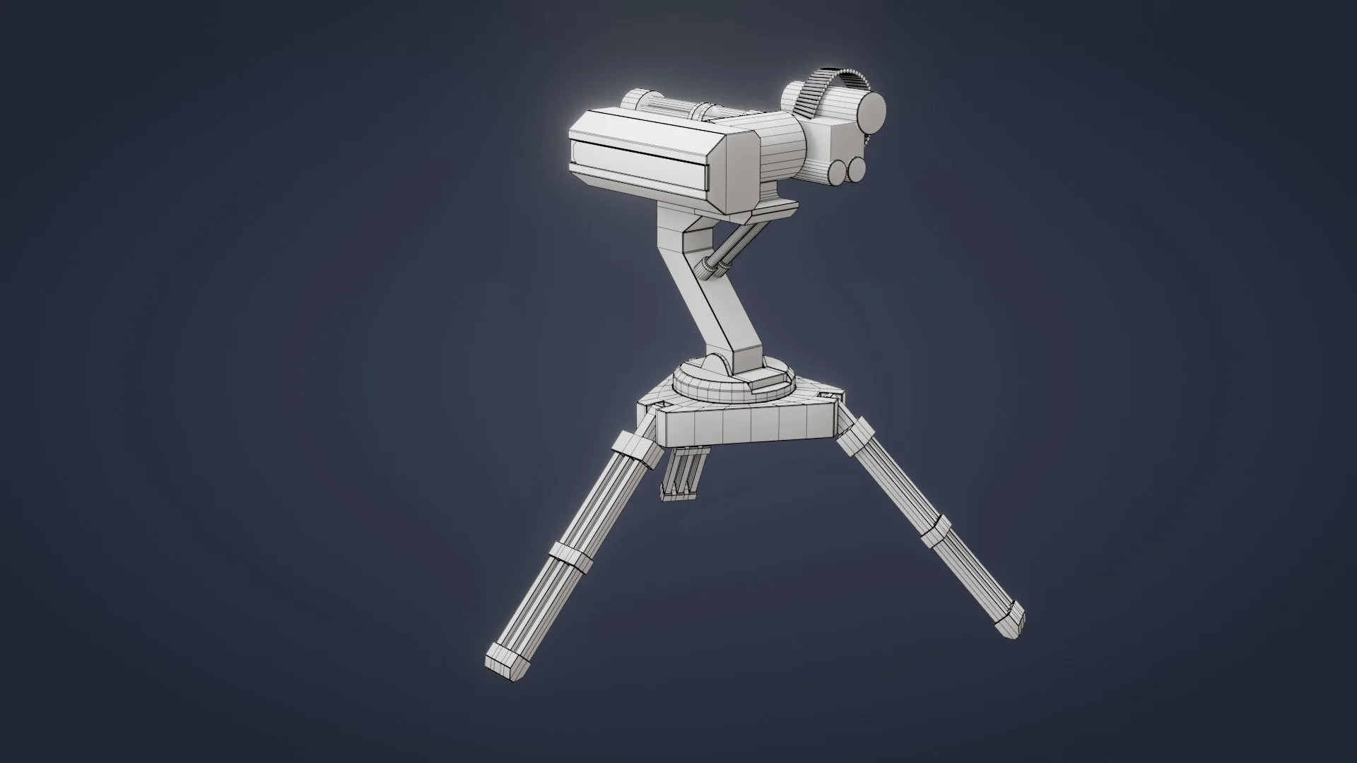 Sci-Fi Turret - Low Poly - Game Ready - PBR