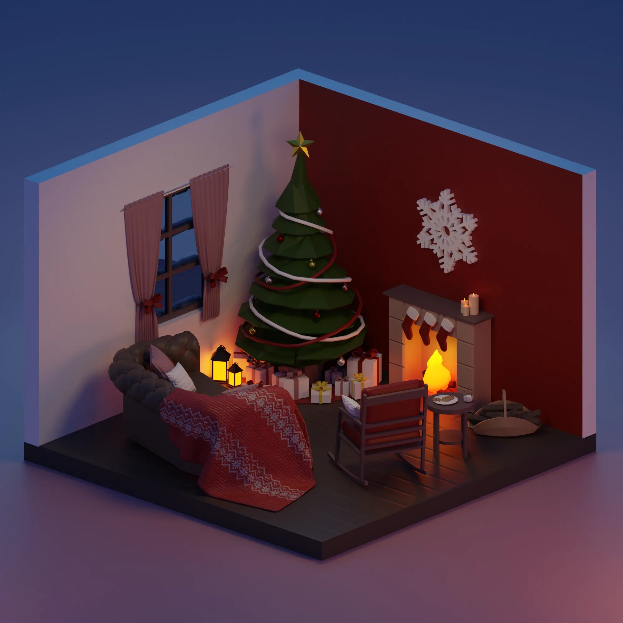 Christmas Living-room