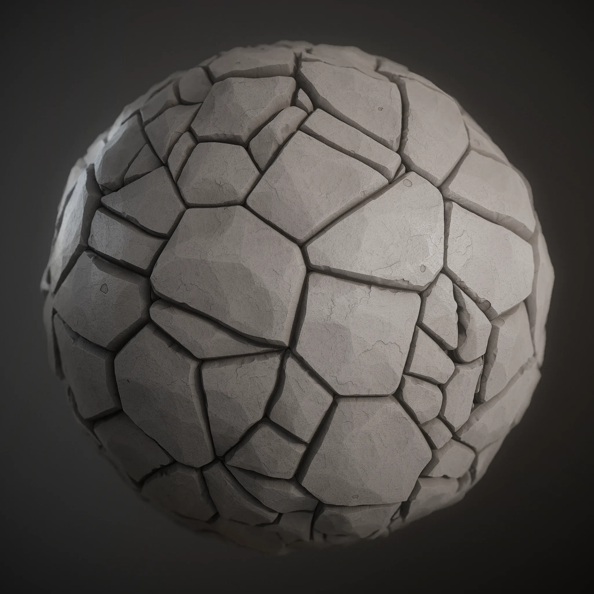 Semi Stylized Stone Floor