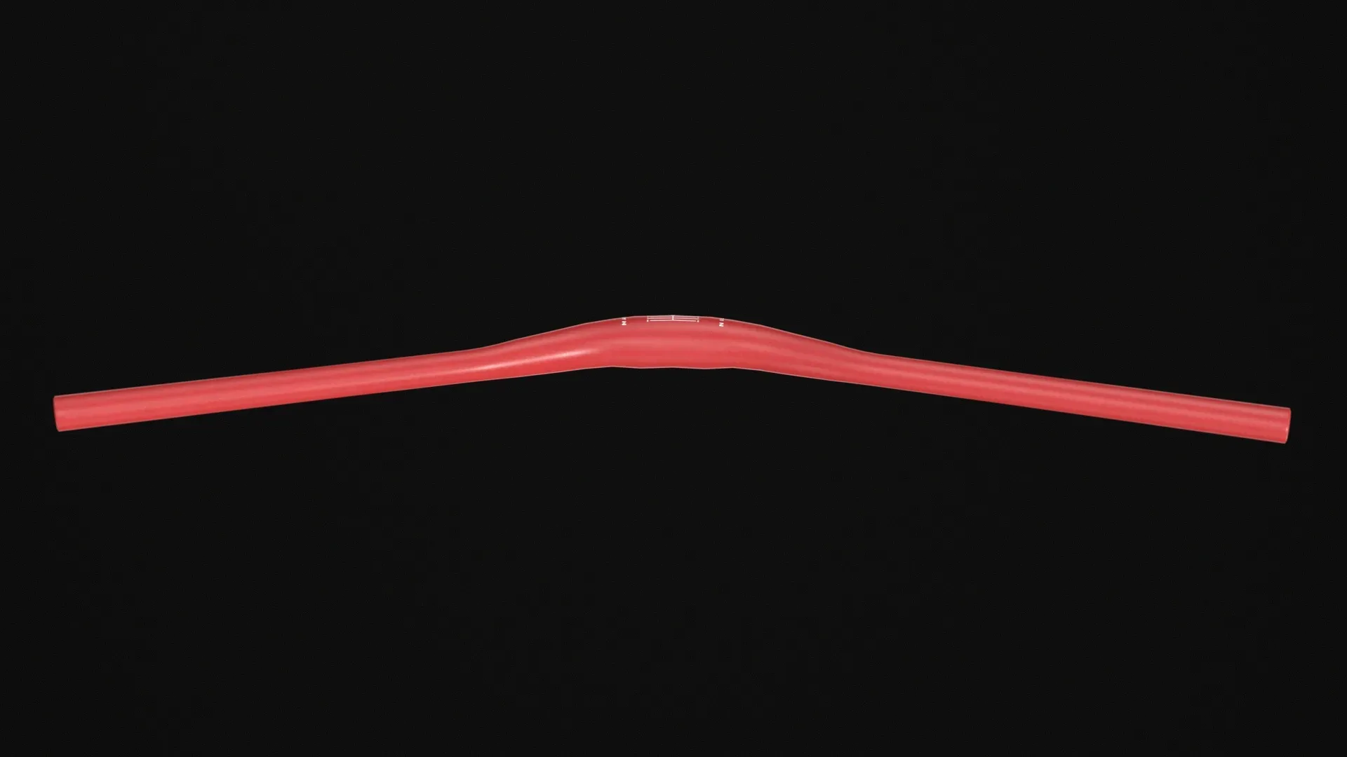 MTB handlebars in black and red