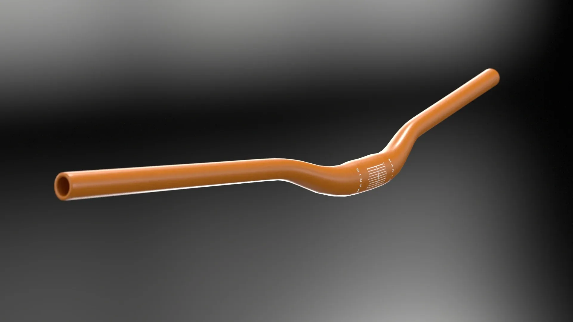MTB handlebars in blue orange FlippedNormals