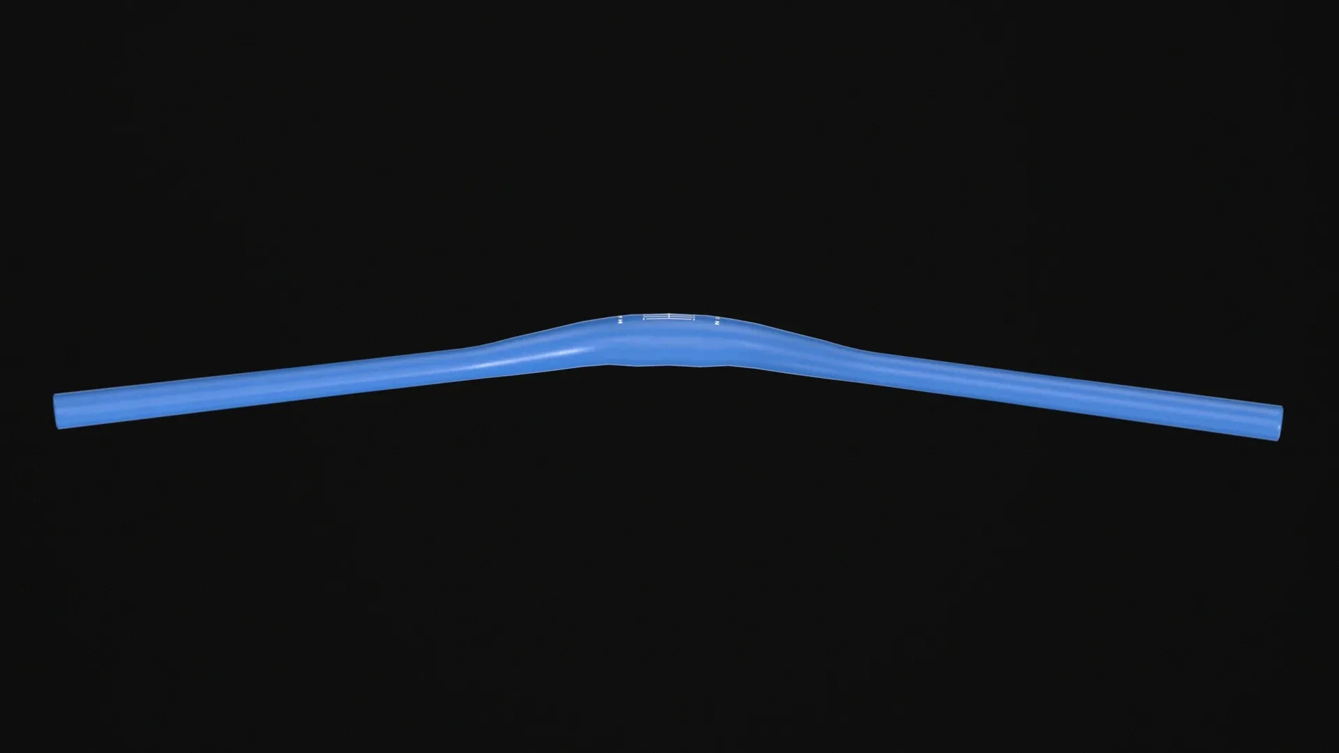 MTB handlebars in blue orange