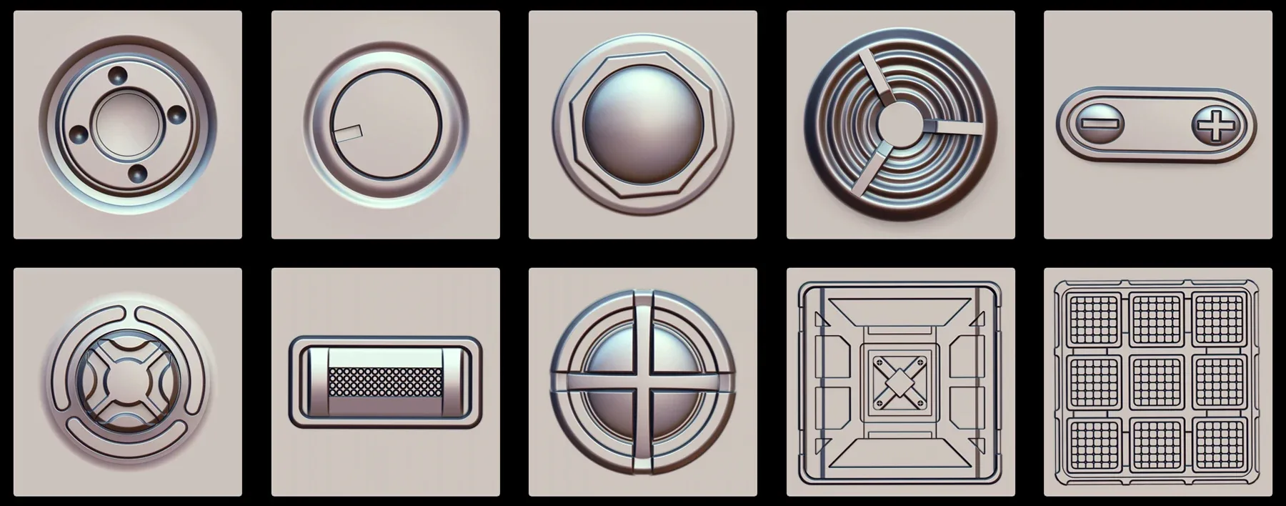 80+ Hard Surface VDM Brushes and Alpha Pack