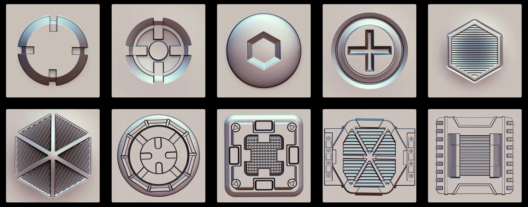 80+ Hard Surface VDM Brushes and Alpha Pack