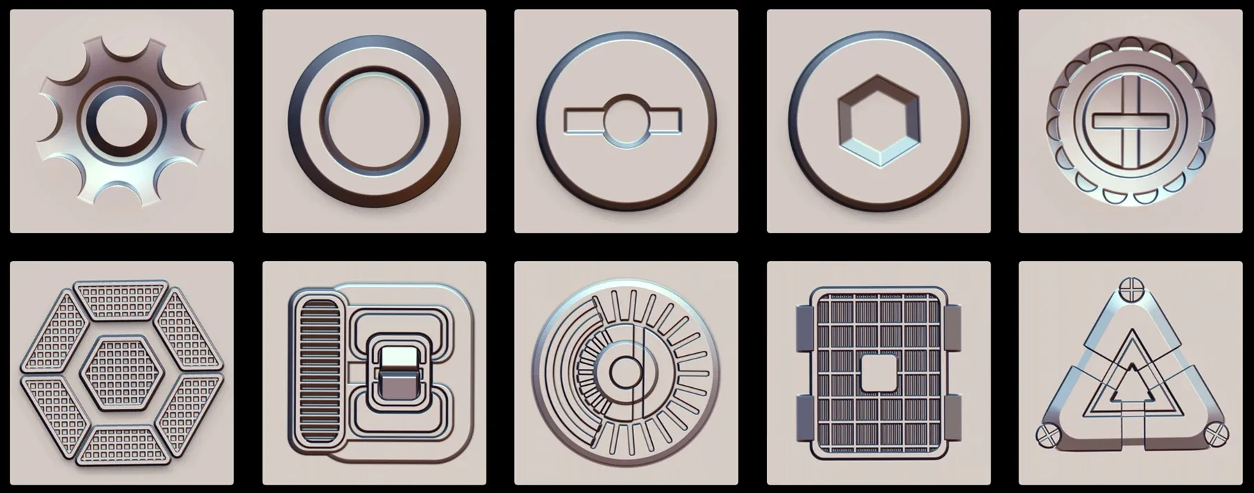 80+ Hard Surface VDM Brushes and Alpha Pack