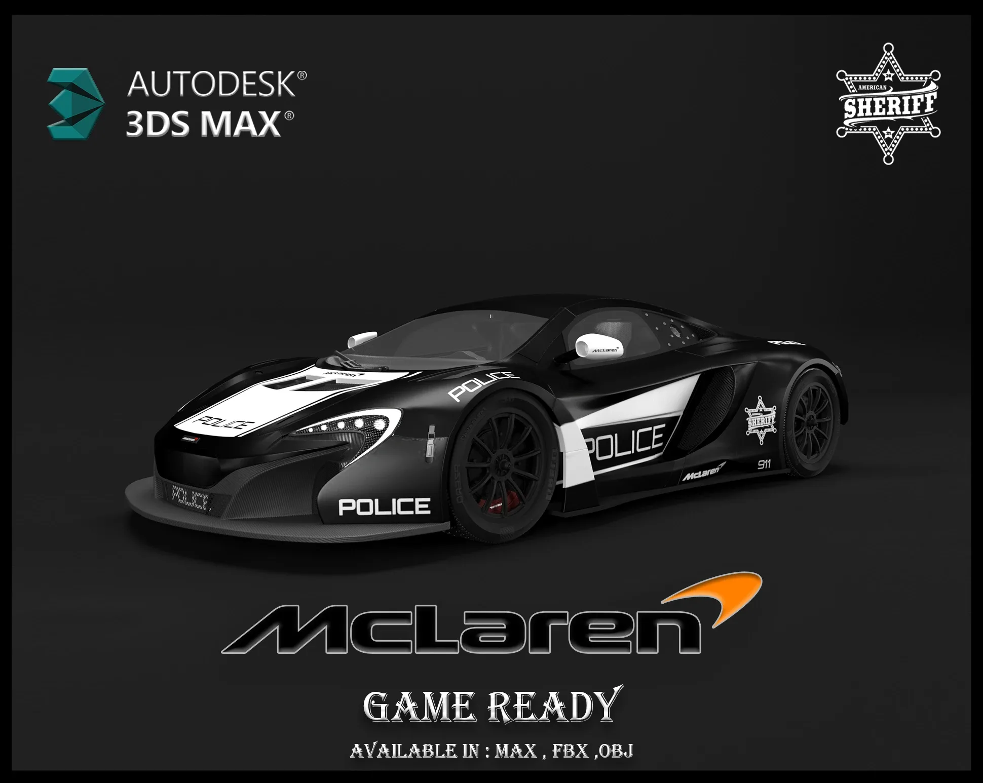 Mc Laren 650s / Police Car