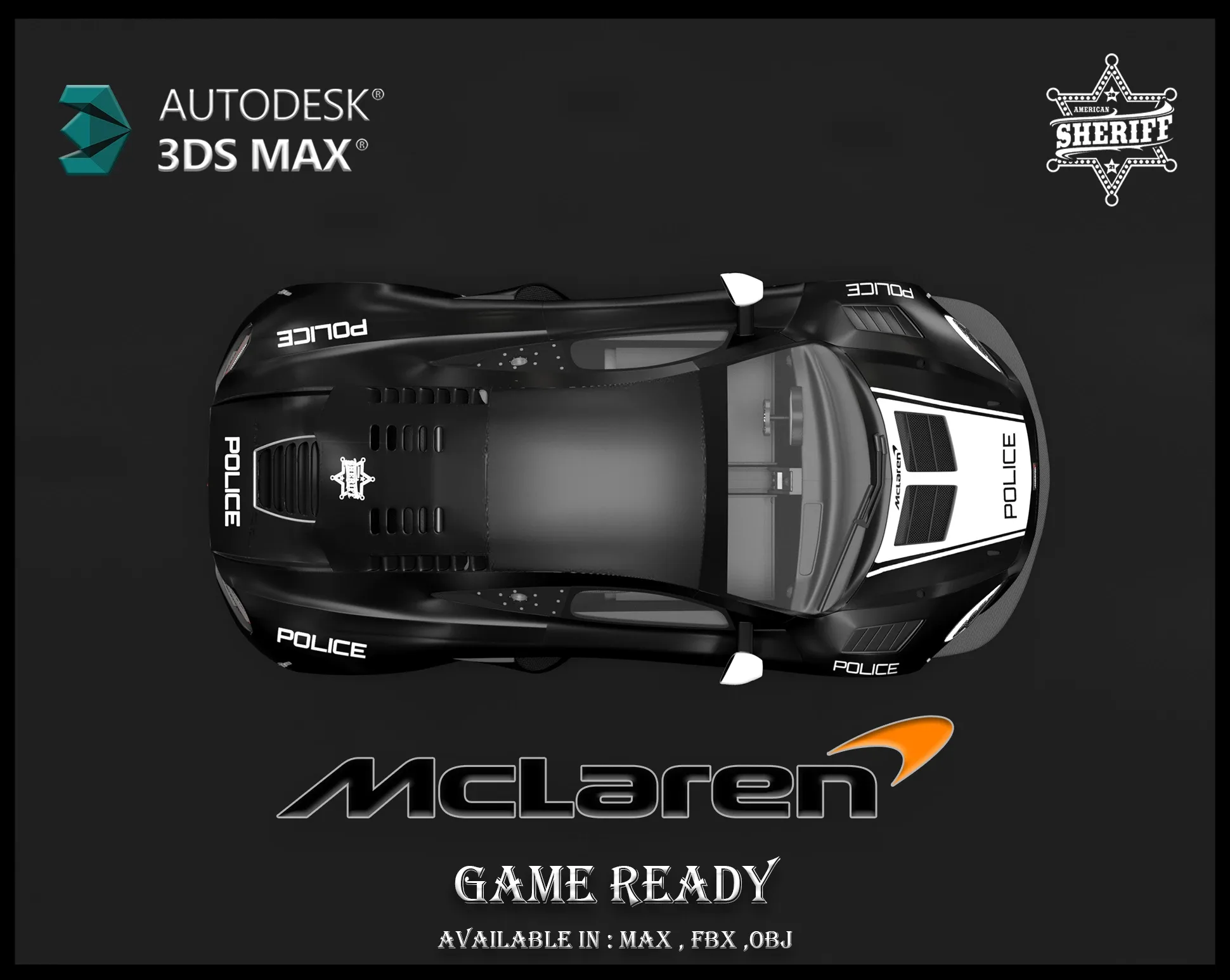 Mc Laren 650s / Police Car