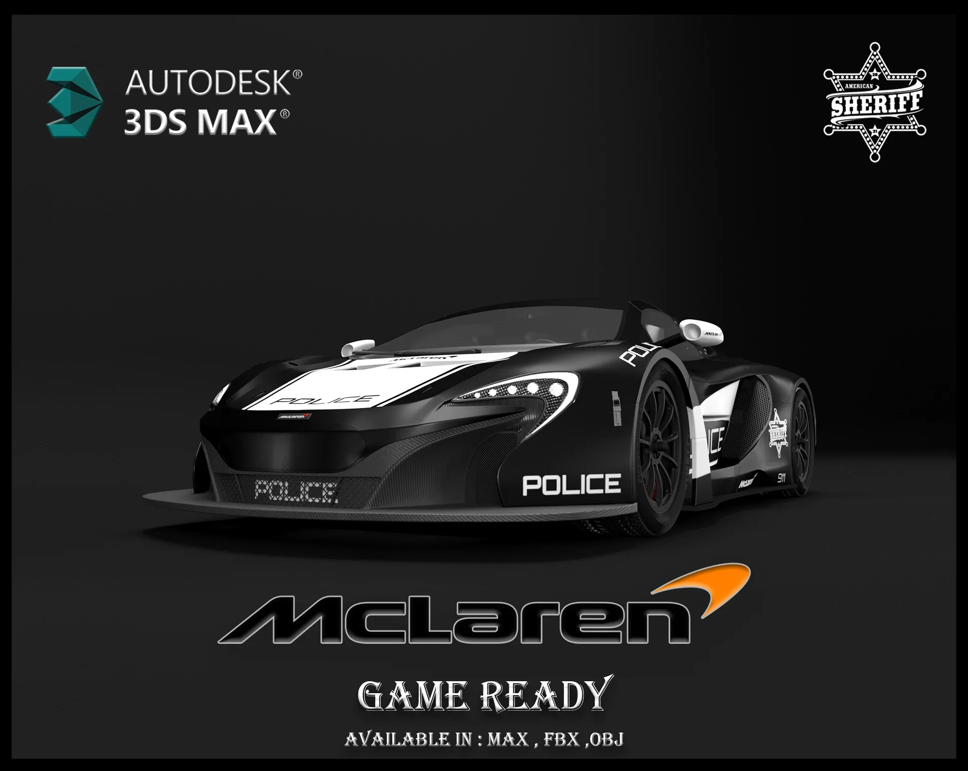 Mc Laren 650s / Police Car