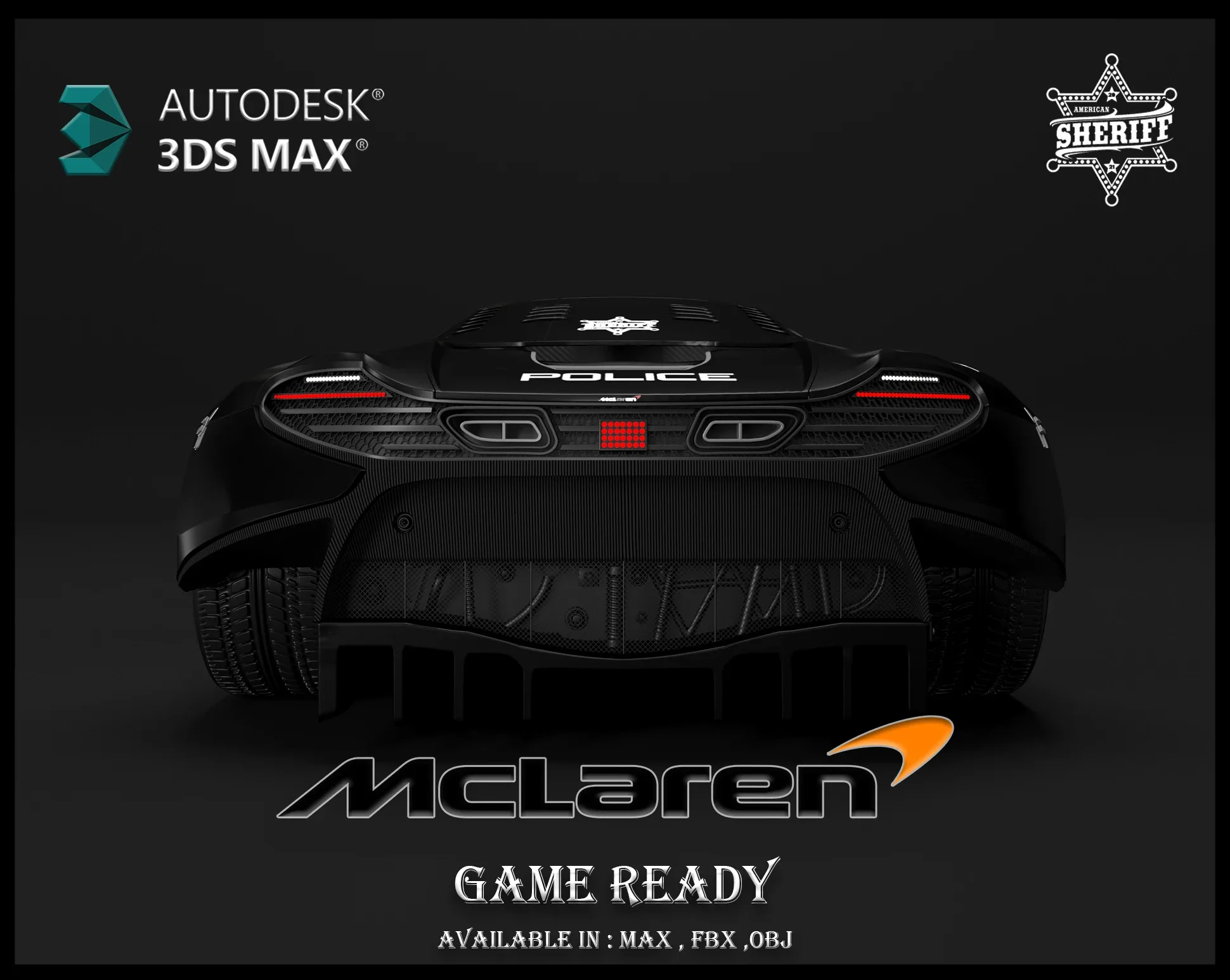 Mc Laren 650s / Police Car