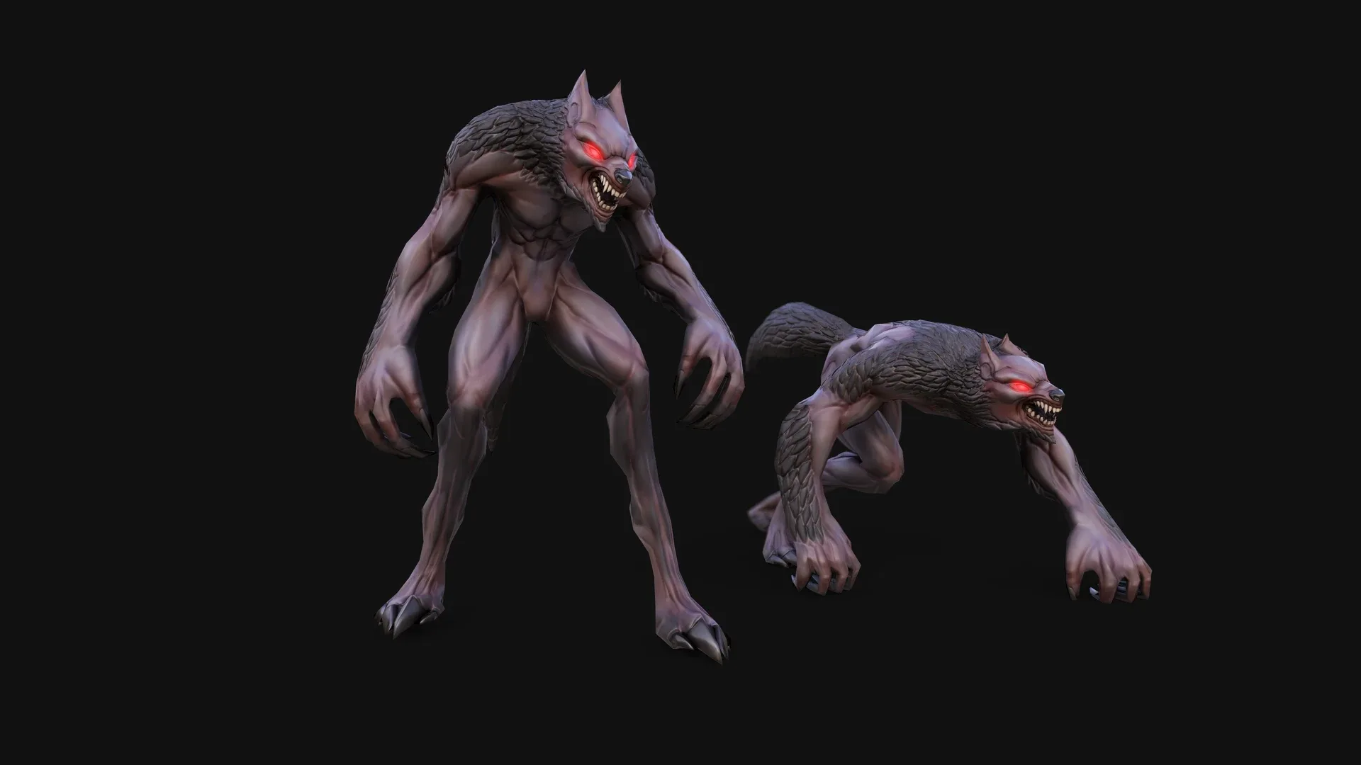 Stylized Werewolf 02