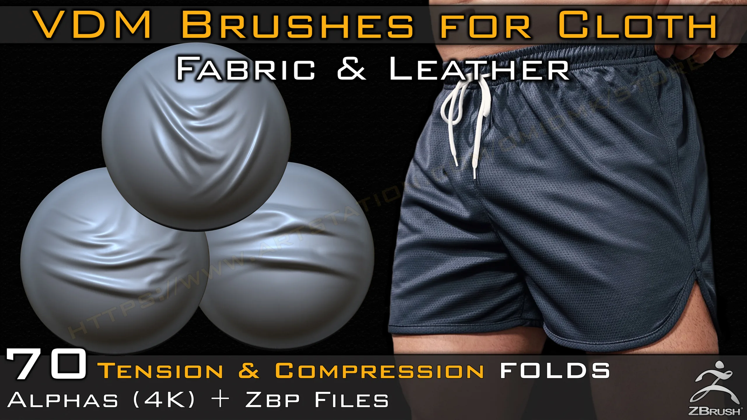 70 VDM Brushes Cloth Leather & Fabric Brushes _ 70 Alpha (4k)-Vol 01