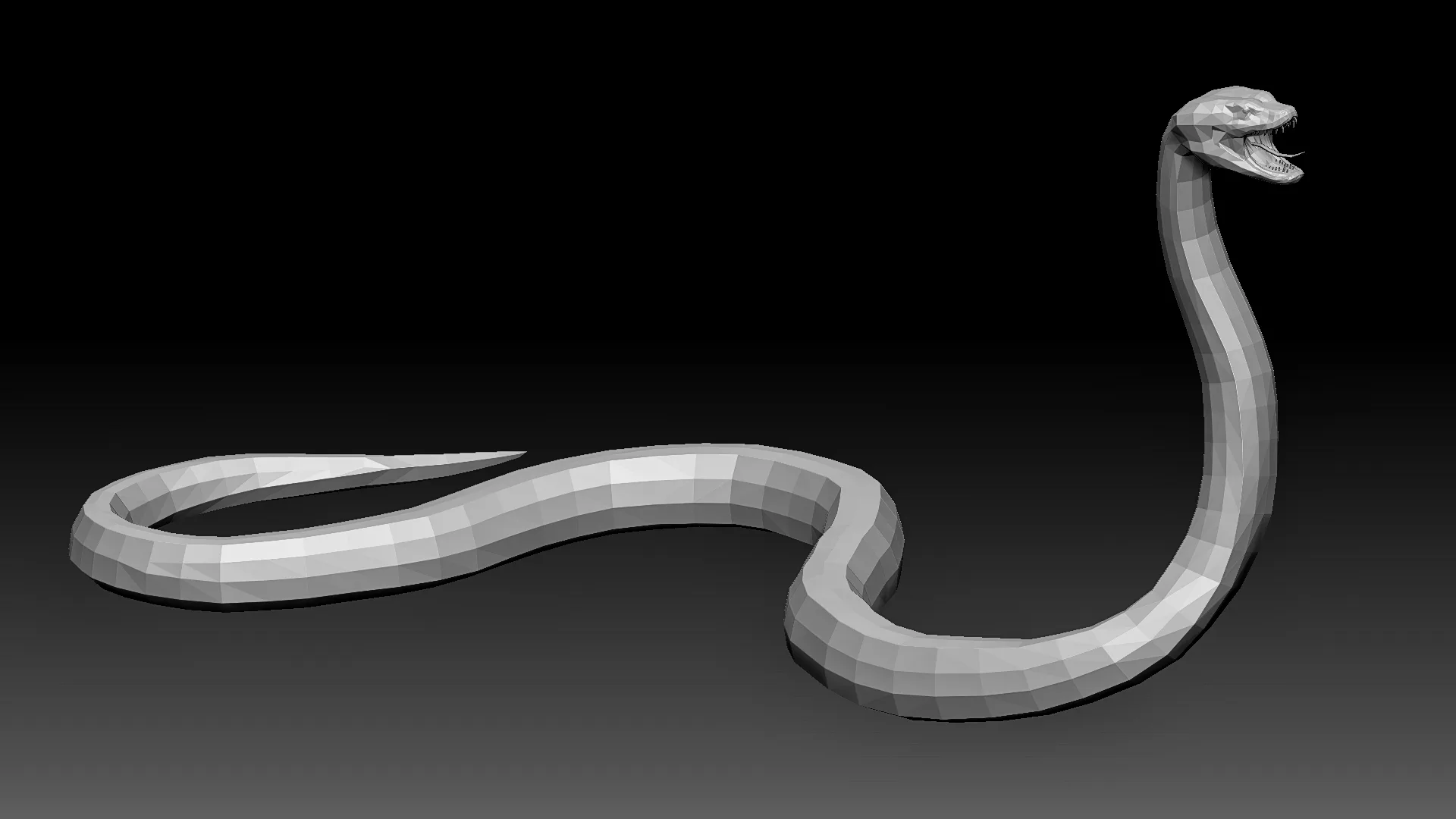 Low Poly Anaconda 3D Animal - Ready for Games (19 Animations)