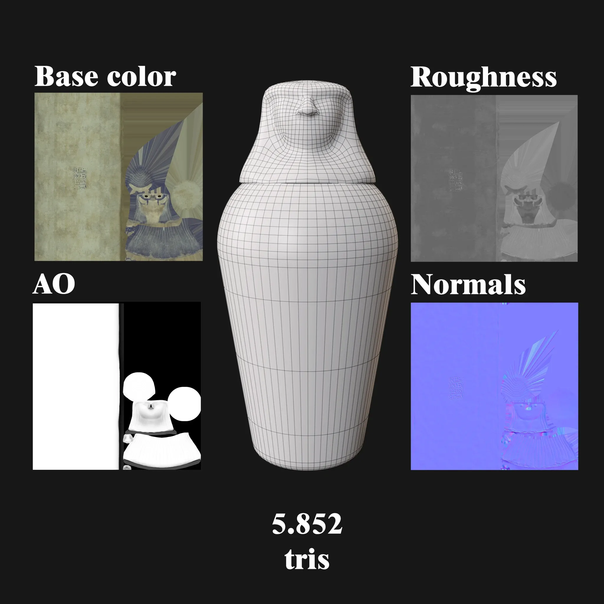 Canopic Jars FlippedNormals