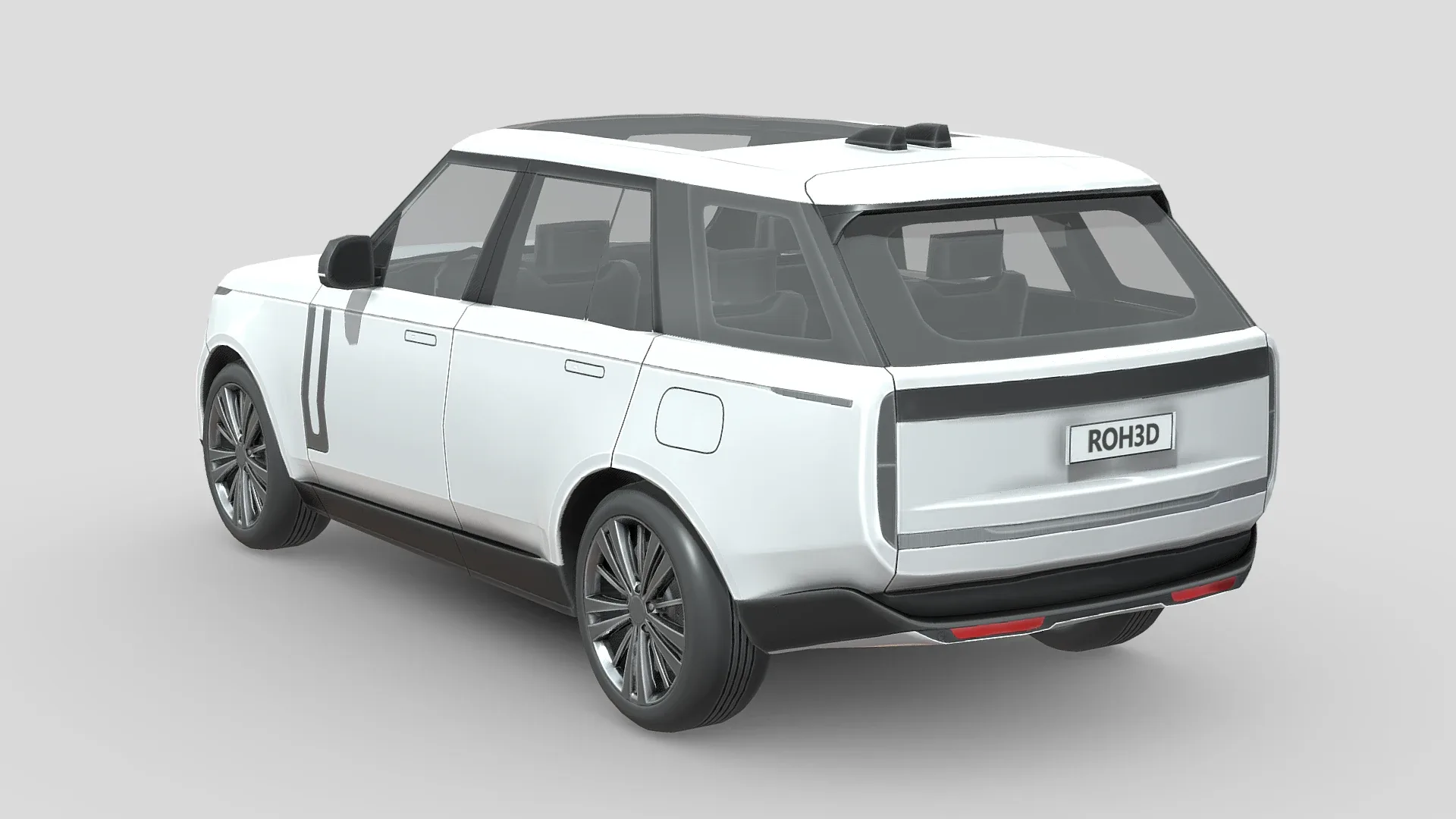 Low Poly Car - Land Rover Range Rover 2022