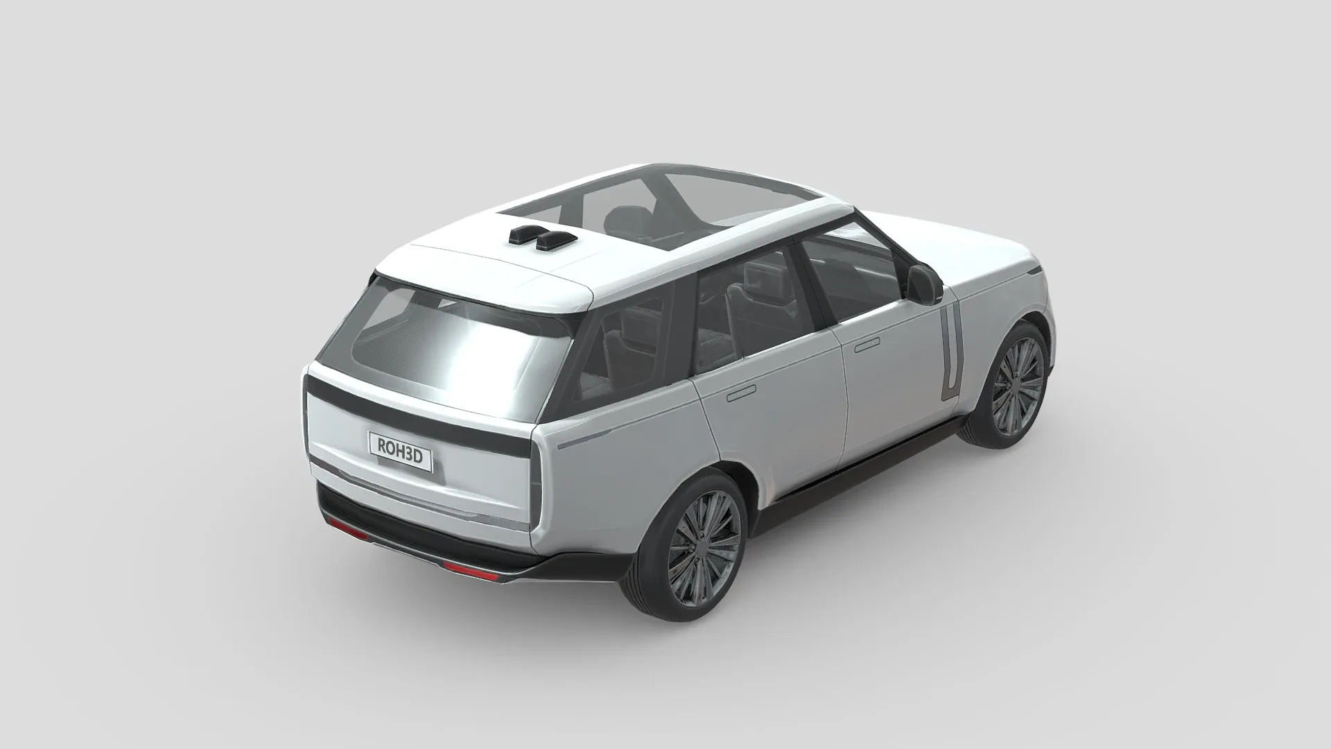 Low Poly Car - Land Rover Range Rover 2022