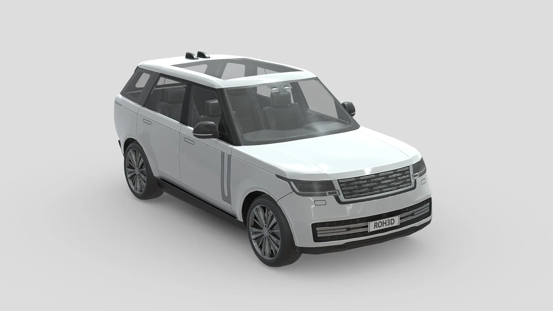 Low Poly Car - Land Rover Range Rover 2022