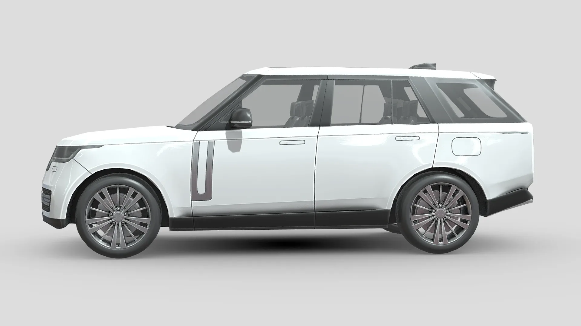 Low Poly Car - Land Rover Range Rover 2022