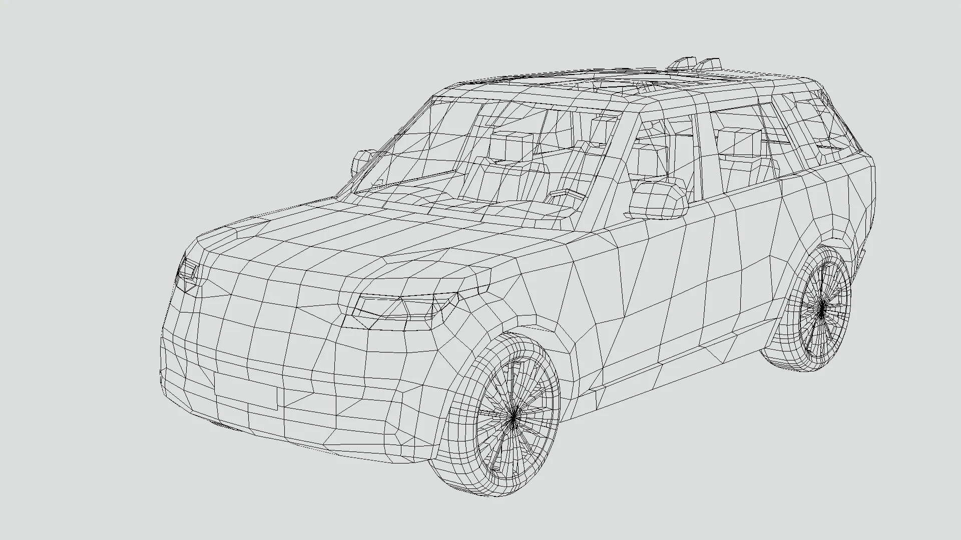 Low Poly Car - Land Rover Range Rover 2022