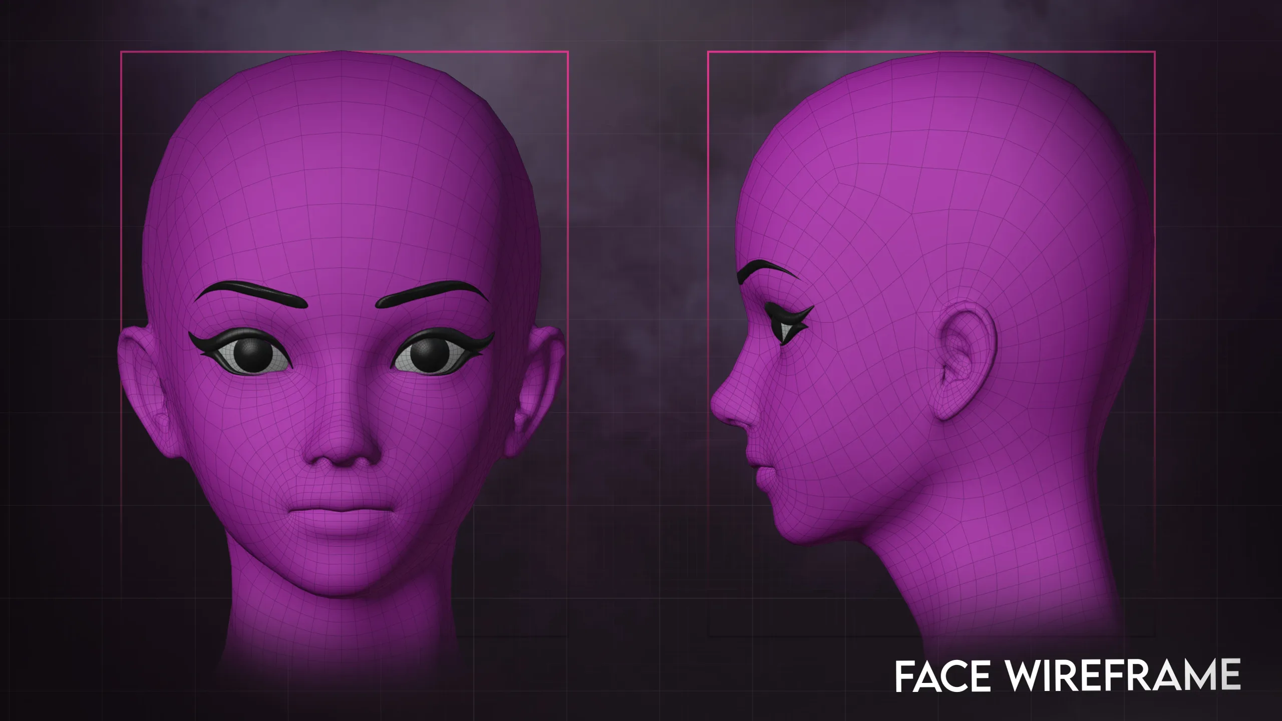 Female Base Mesh - White Blossom