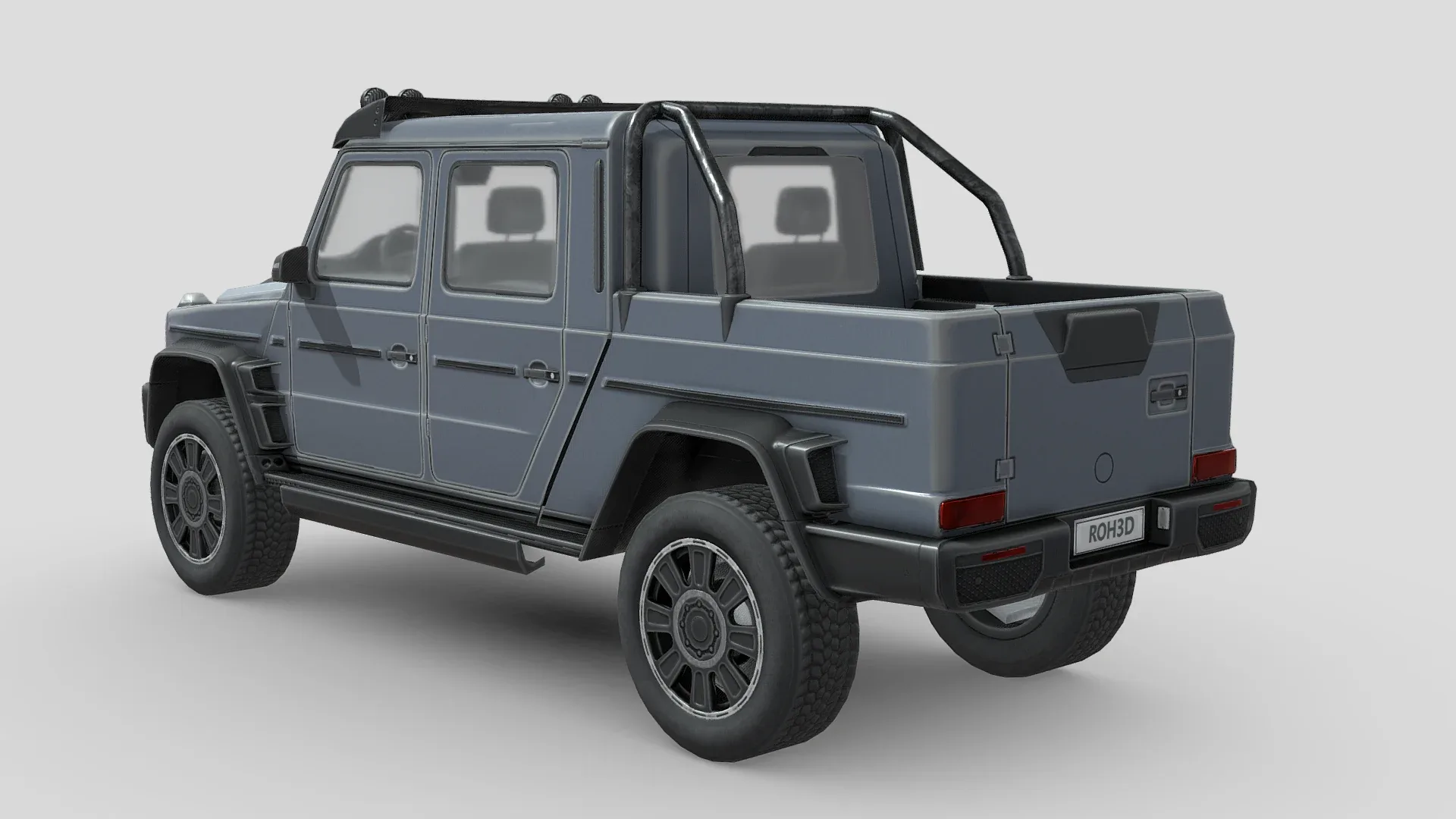 3D Low Poly Car - Brabus 800 XLP