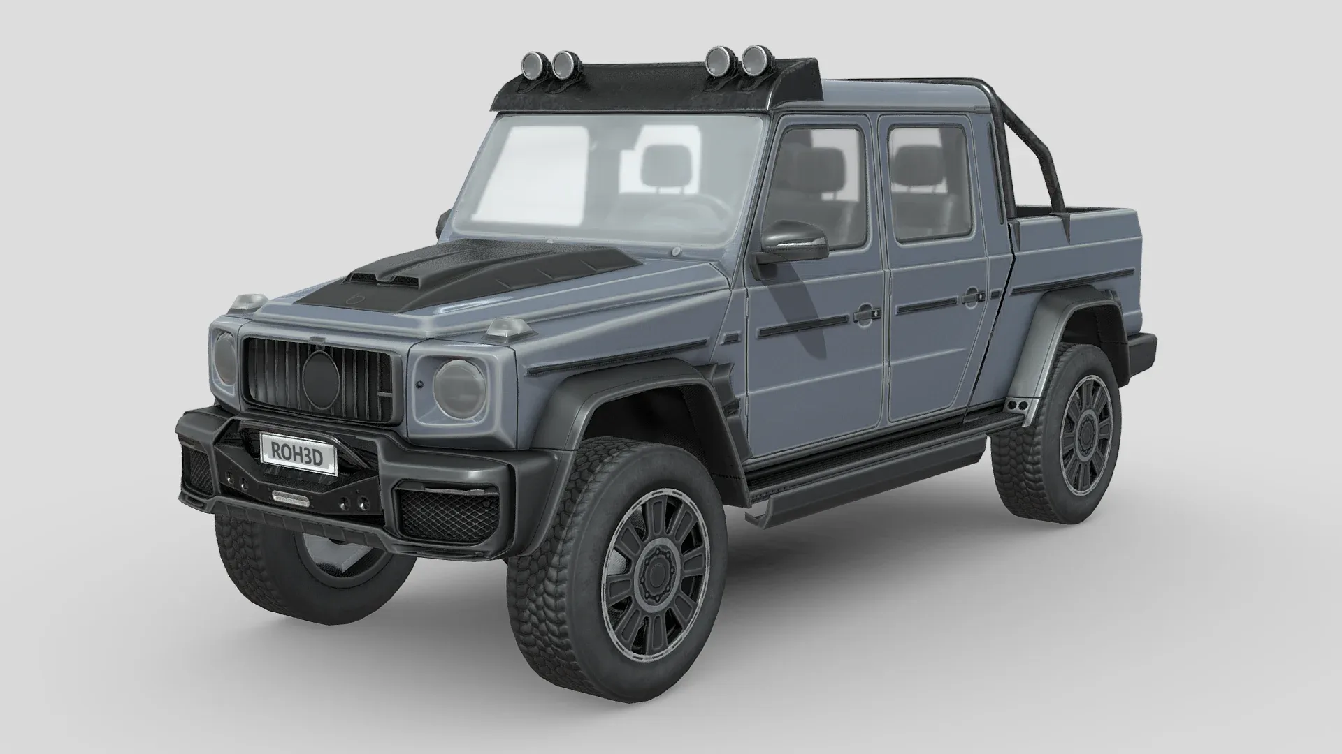 3D Low Poly Car - Brabus 800 XLP