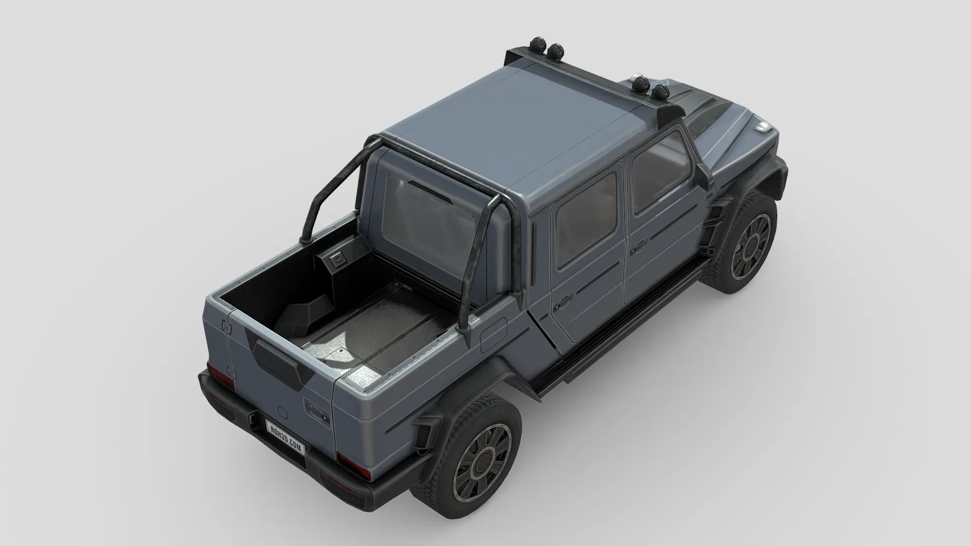 3D Low Poly Car - Brabus 800 XLP