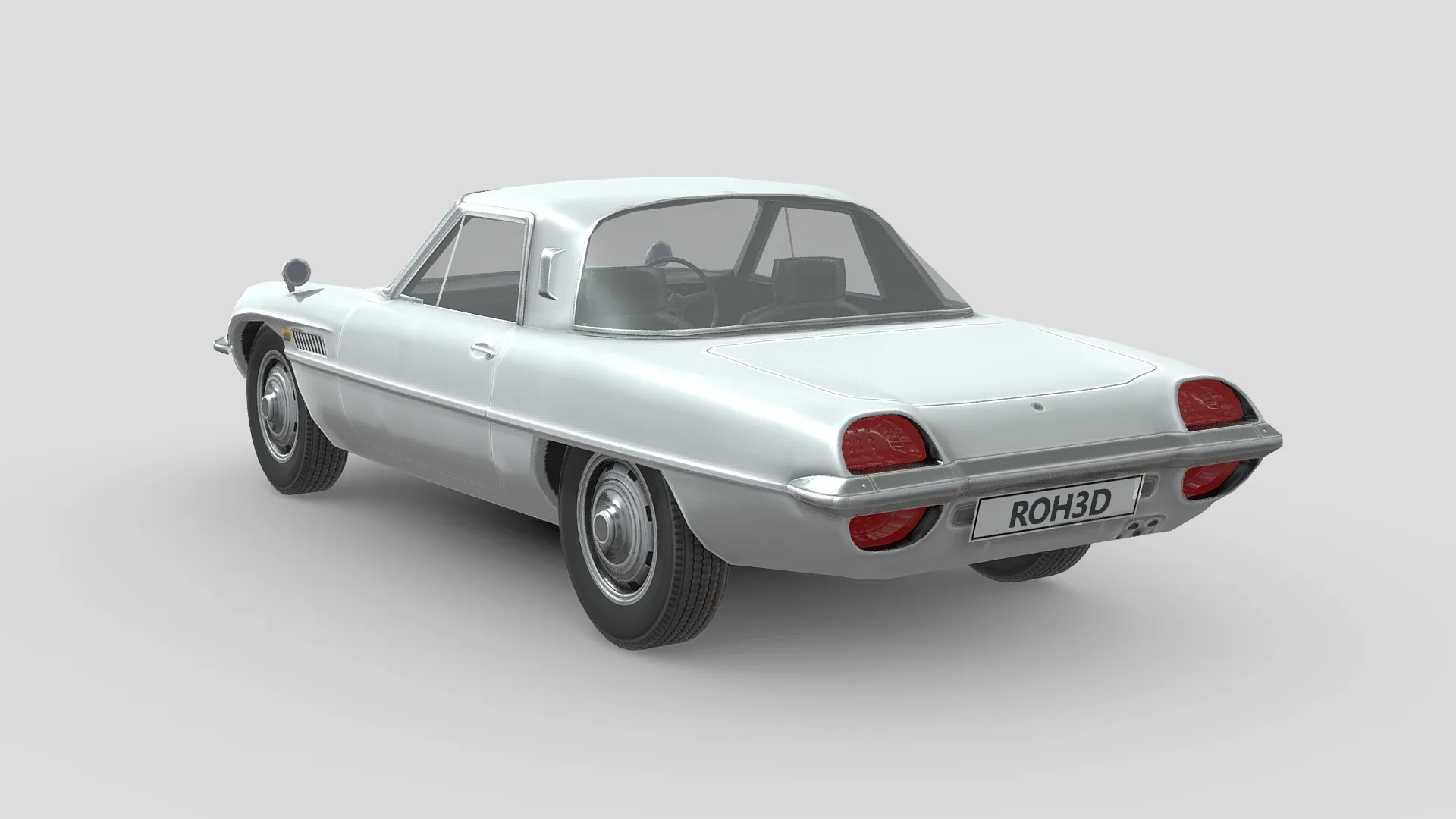 Low Poly Car - Mazda Cosmo 1967