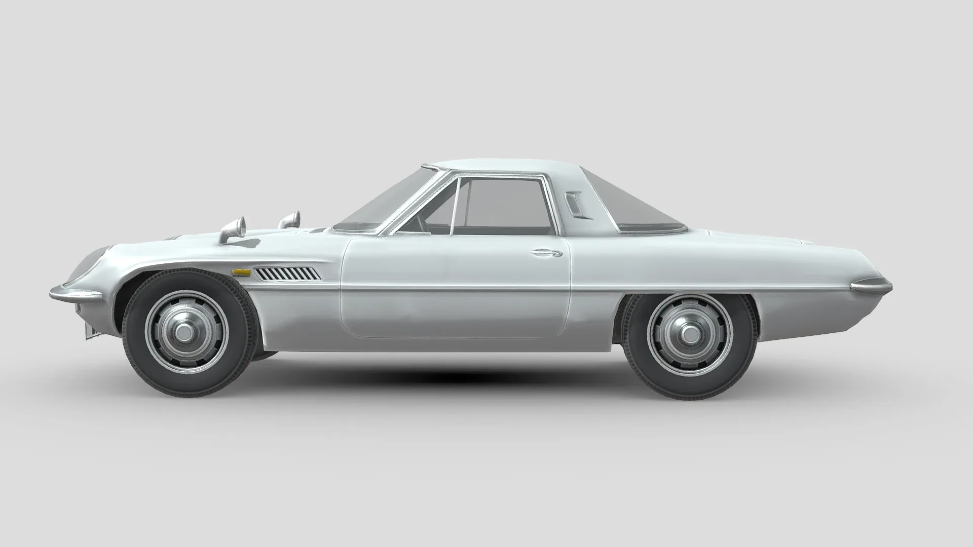 Low Poly Car - Mazda Cosmo 1967