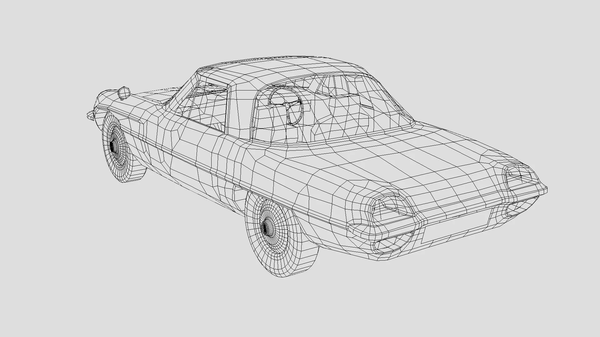 Low Poly Car - Mazda Cosmo 1967