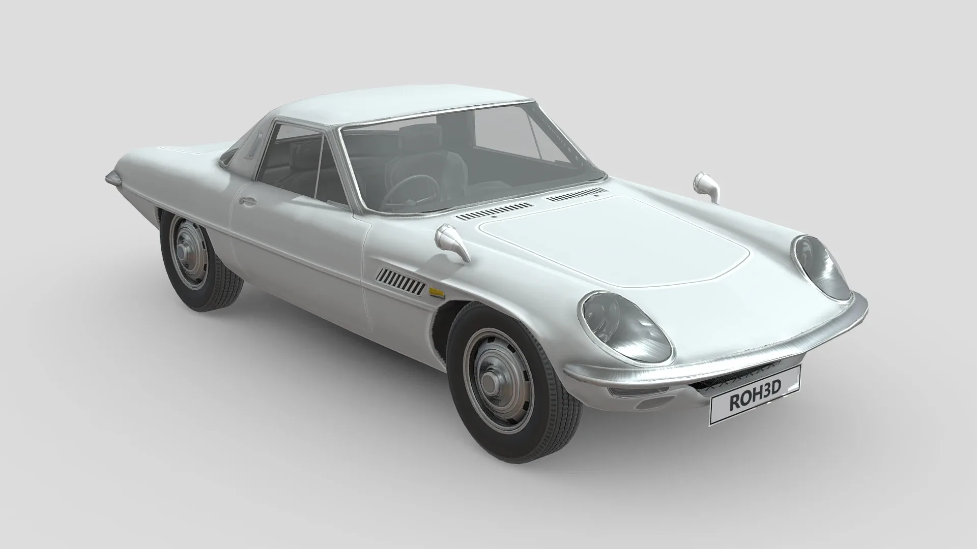 Low Poly Car - Mazda Cosmo 1967