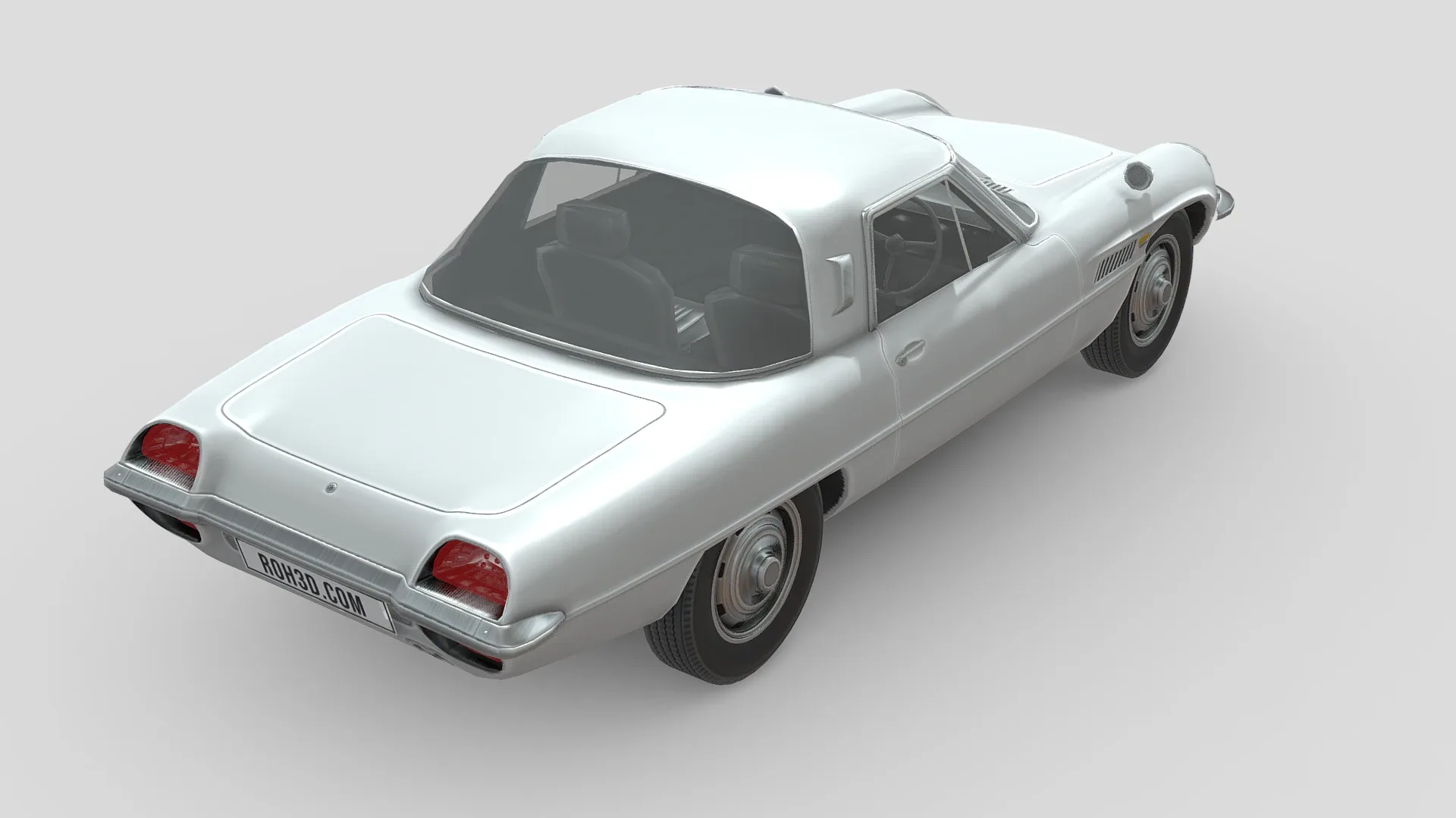 Low Poly Car - Mazda Cosmo 1967