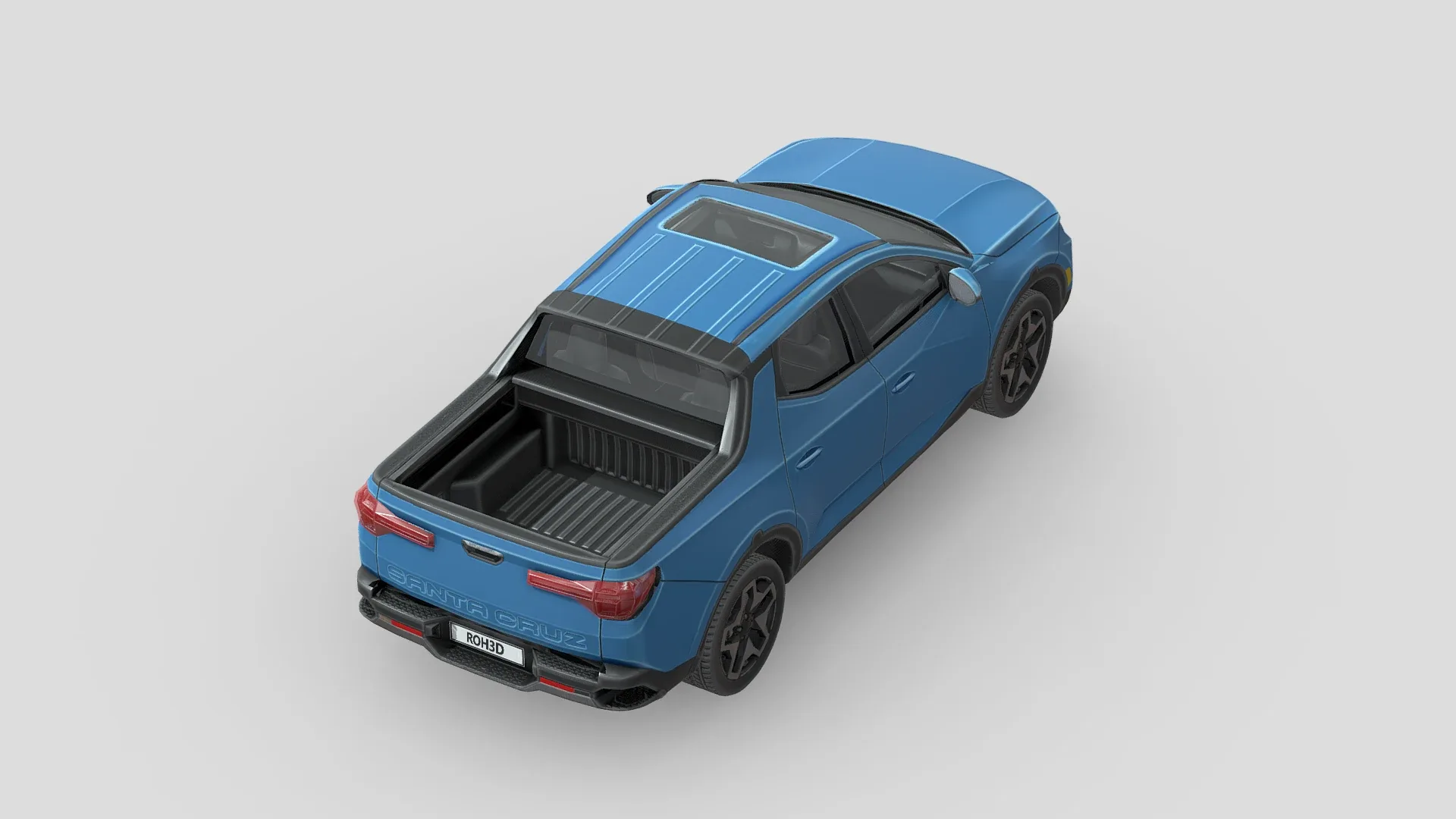 Low Poly Car - Hyundai Santa Cruz 2022