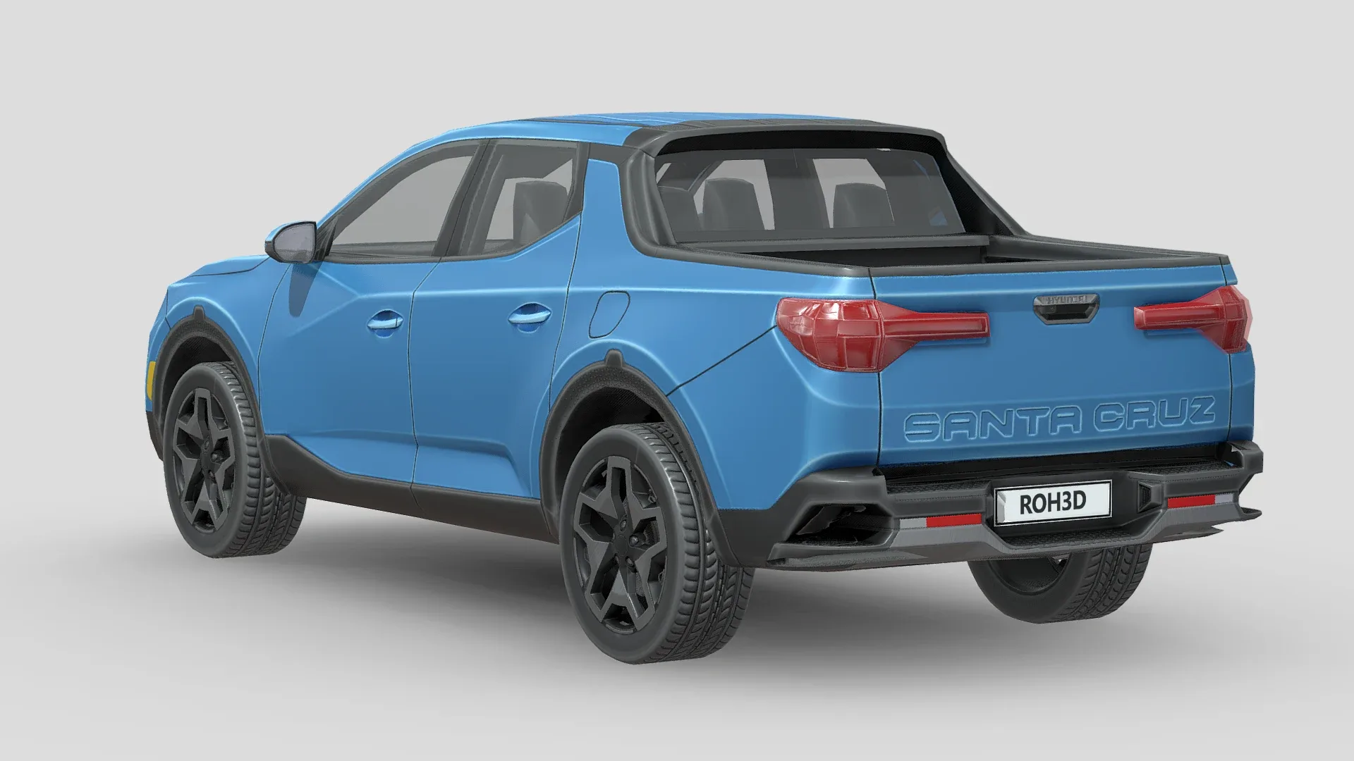 Low Poly Car - Hyundai Santa Cruz 2022