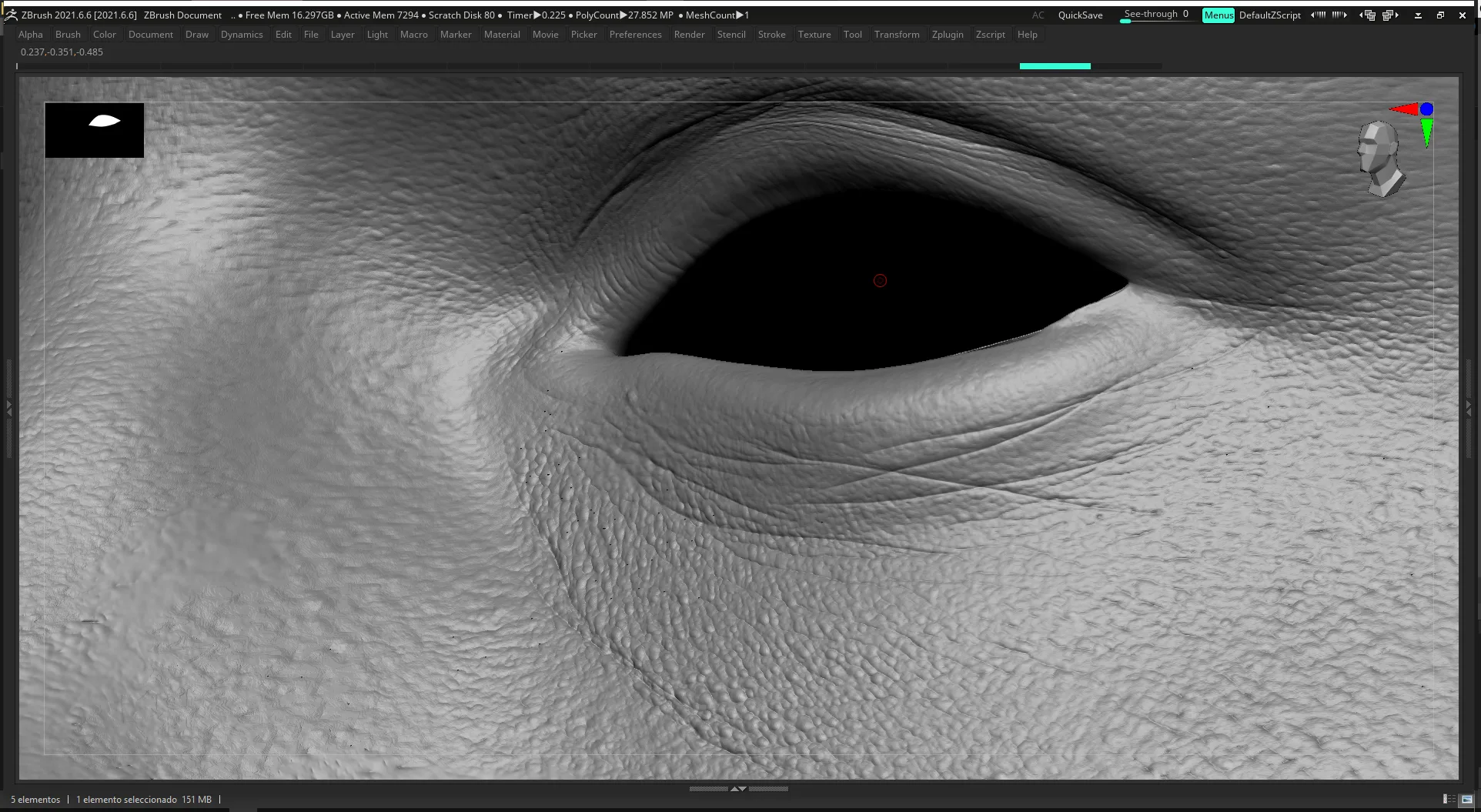 Basemesh for HD Geometry - ZBrush