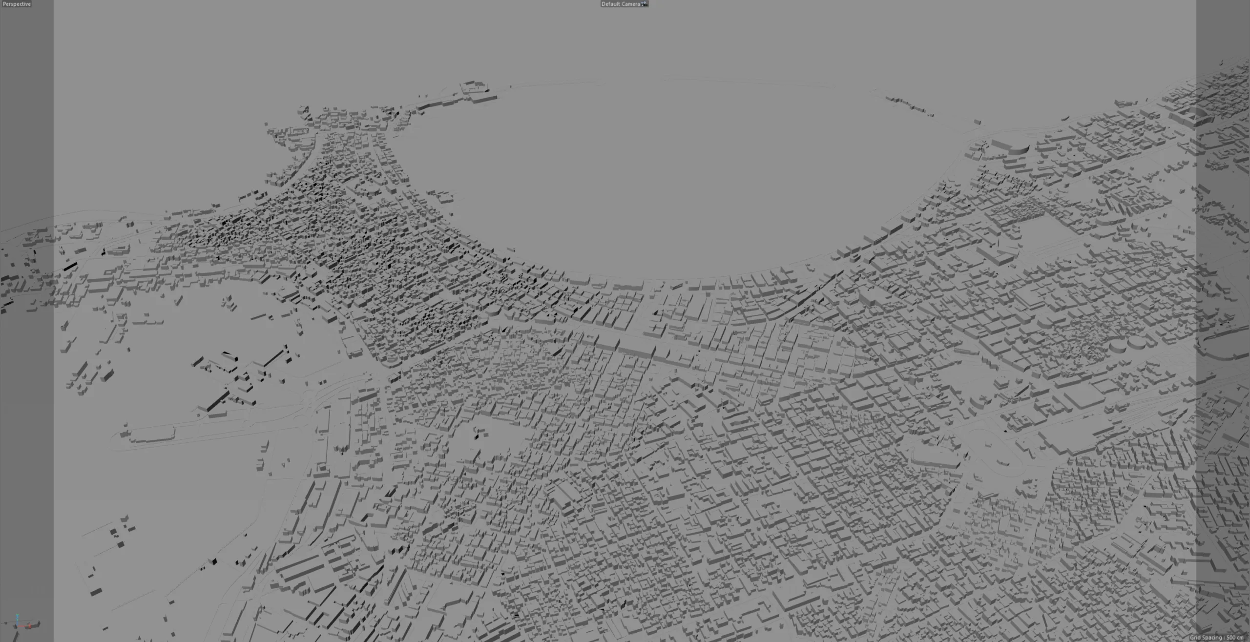 Alexandria city Egypt 3d model 60km