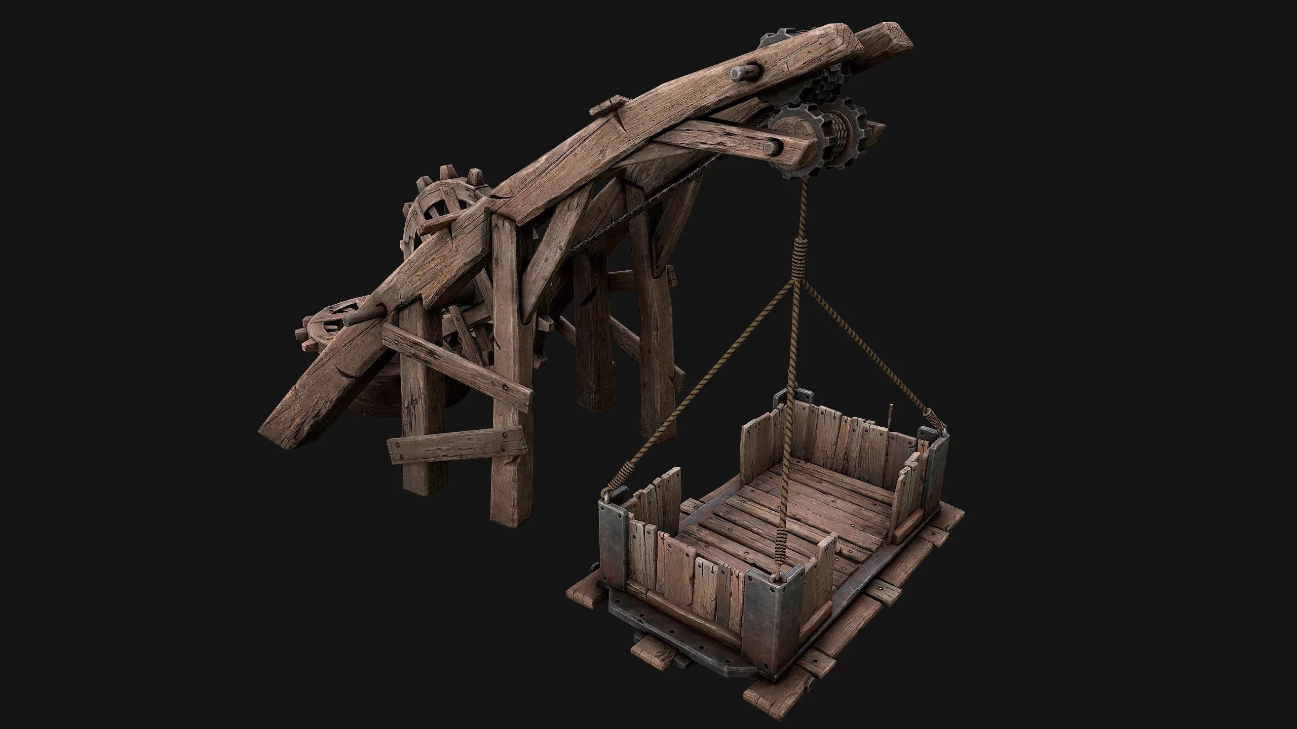 Medieval Lift Elevator
