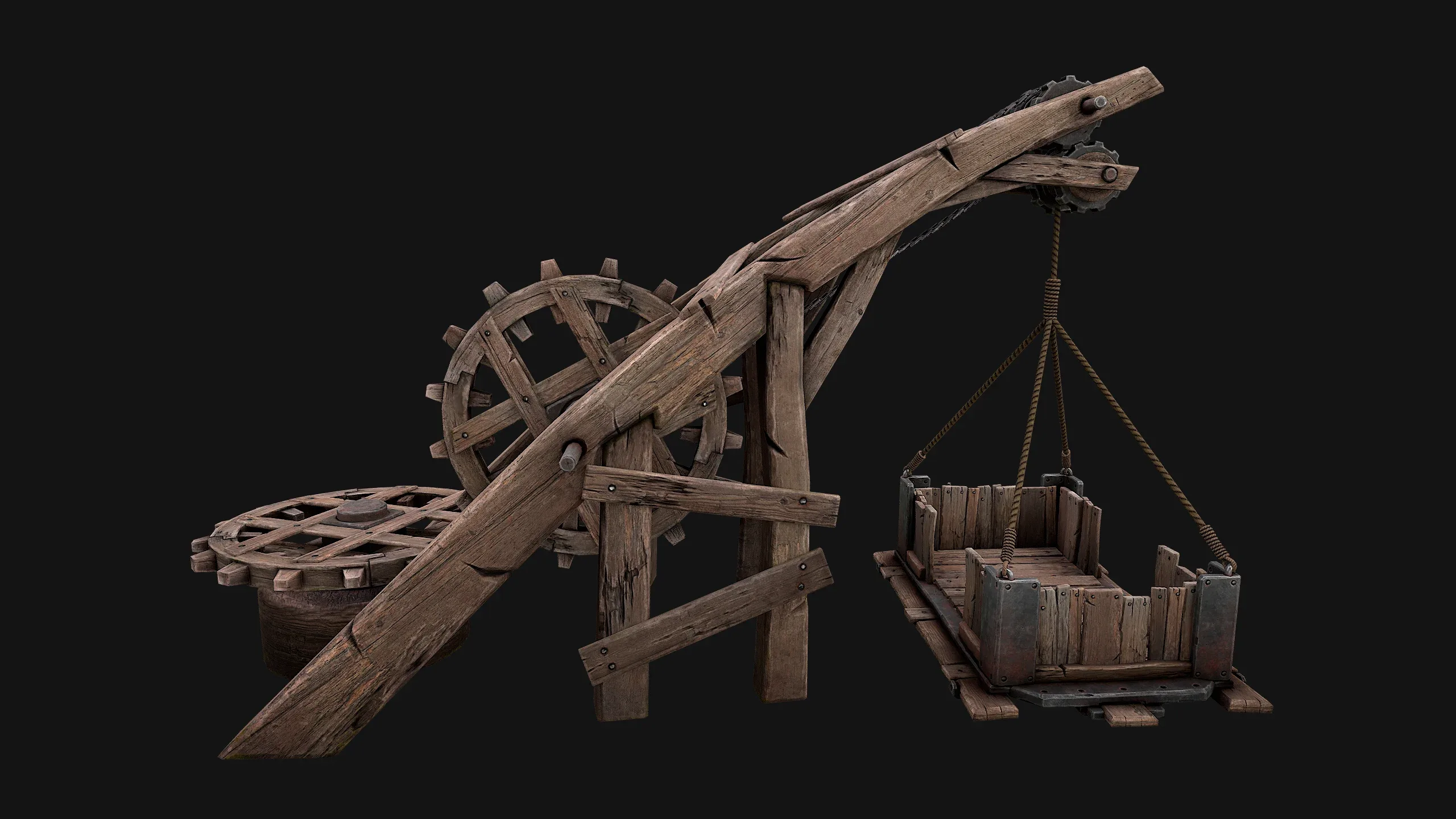 Medieval Lift Elevator
