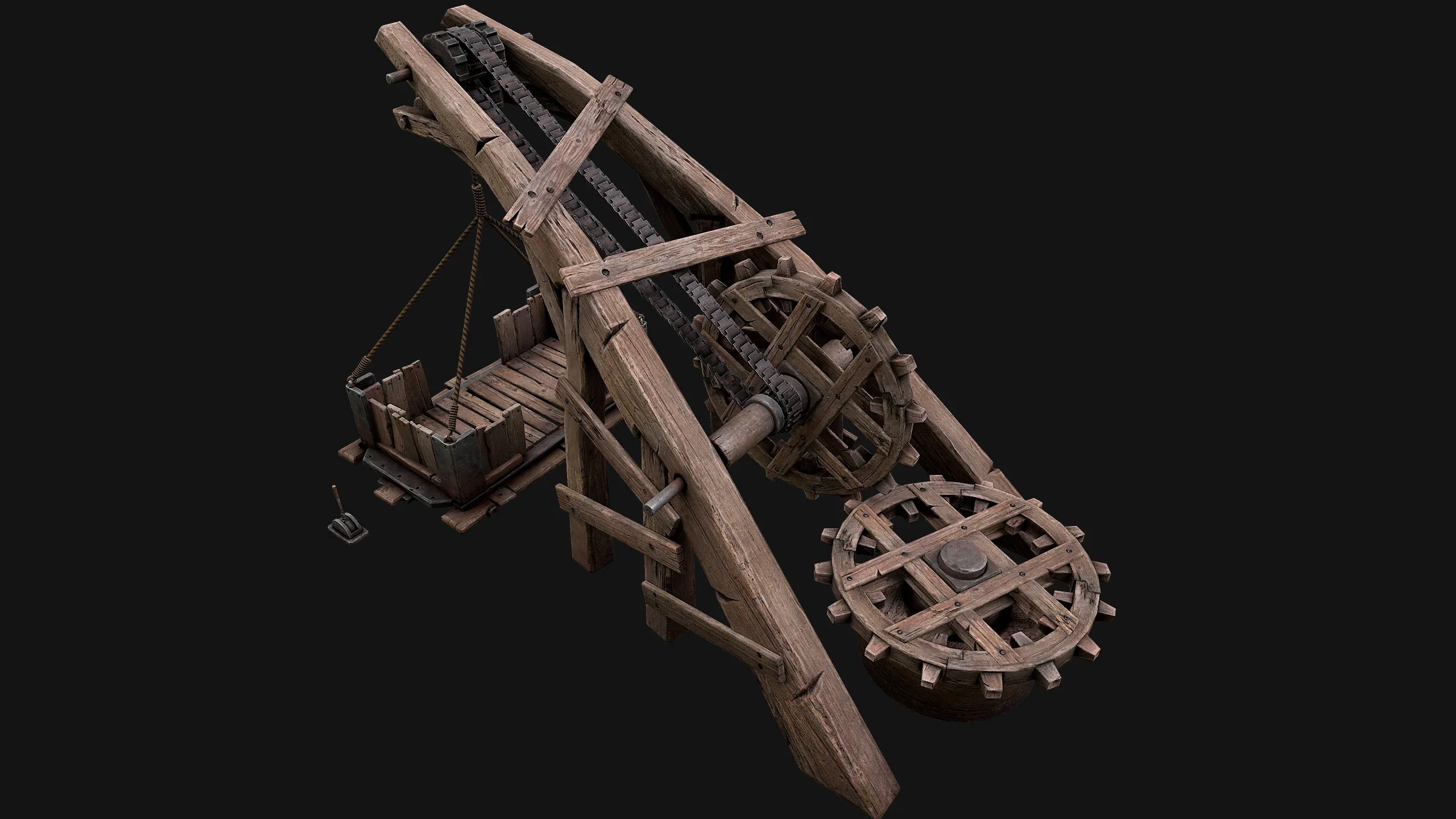 Medieval Lift Elevator