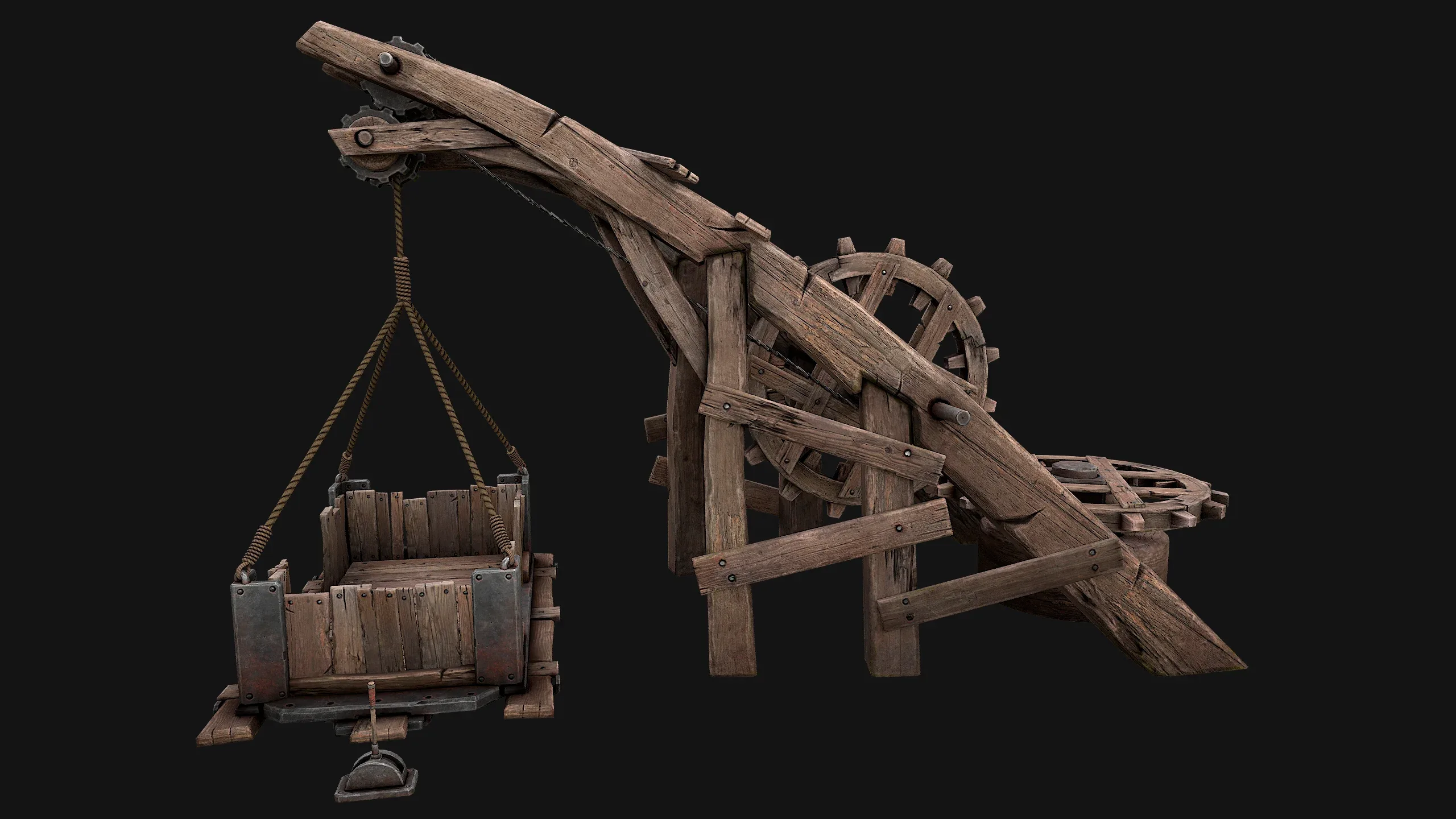 Medieval Lift Elevator