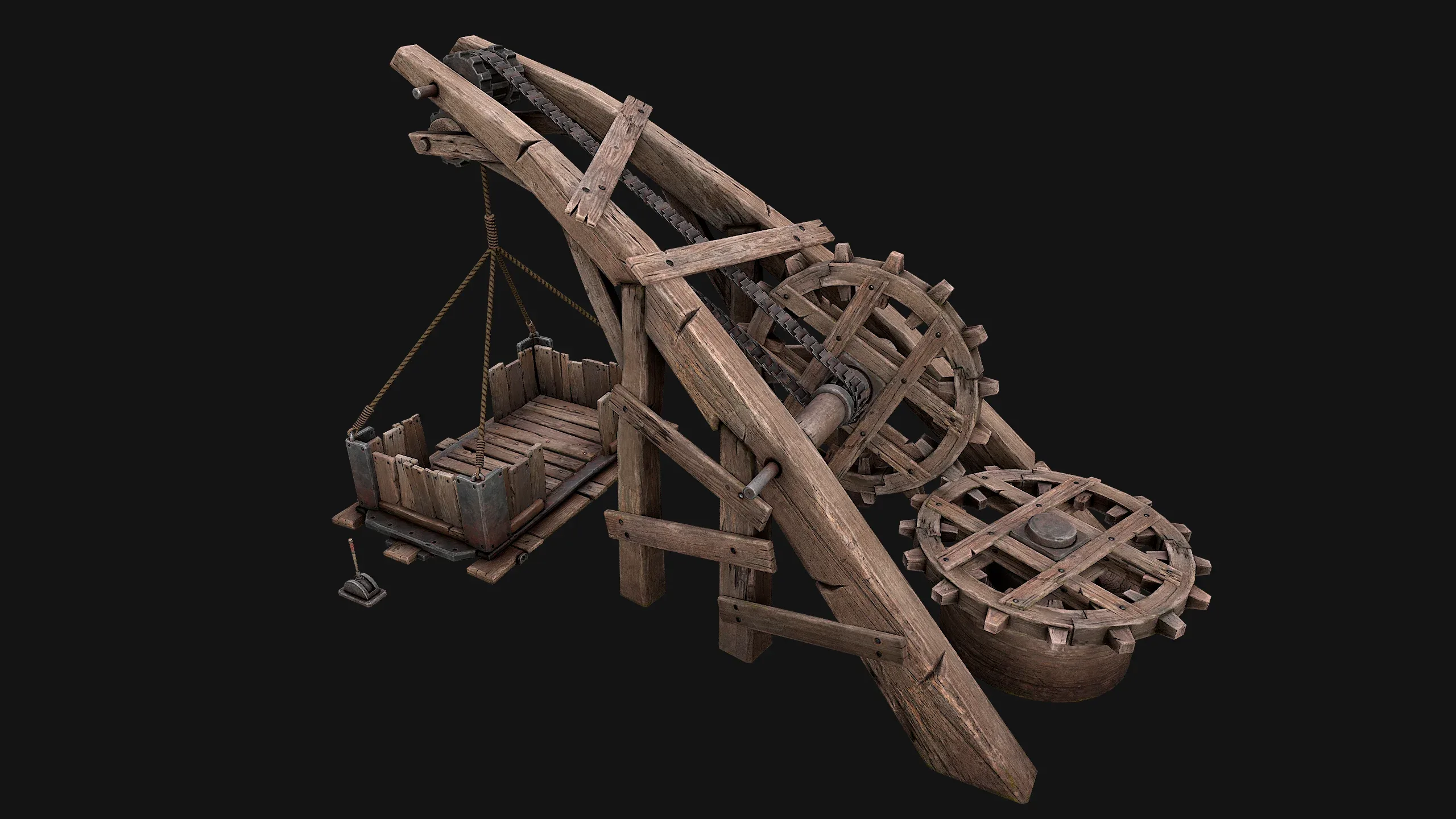Medieval Lift Elevator