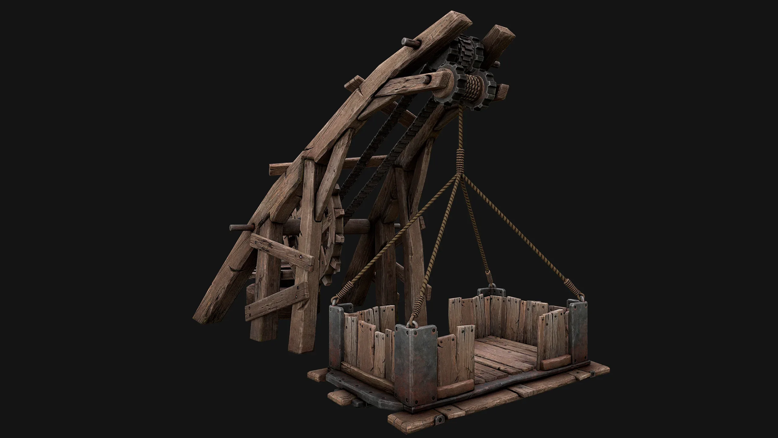 Medieval Lift Elevator