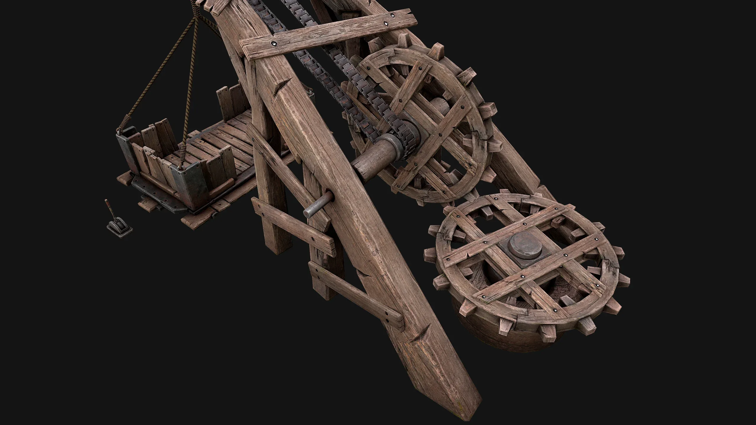 Medieval Lift Elevator