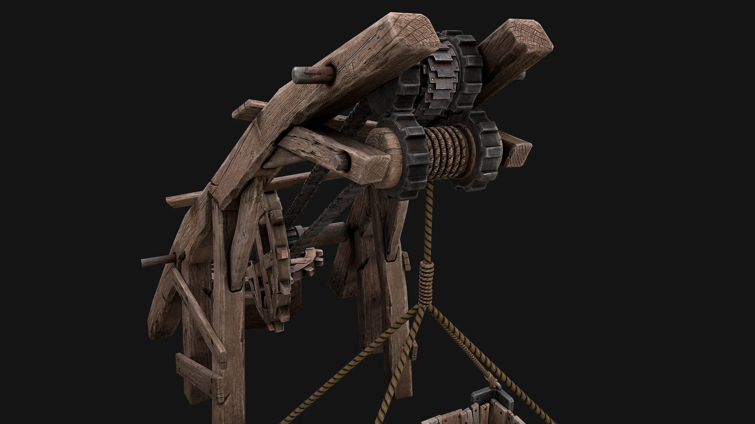 Medieval Lift Elevator