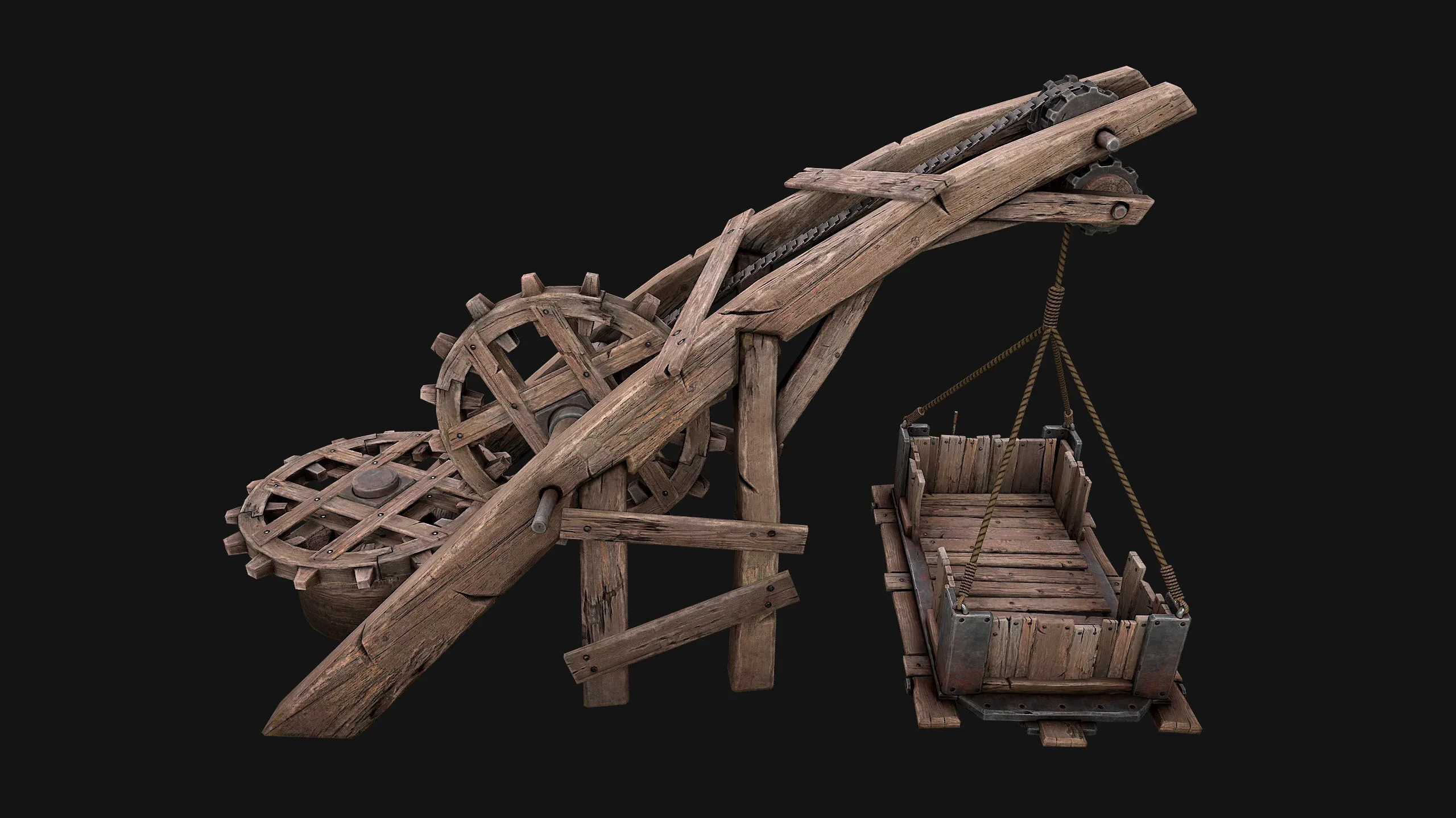 Medieval Lift Elevator