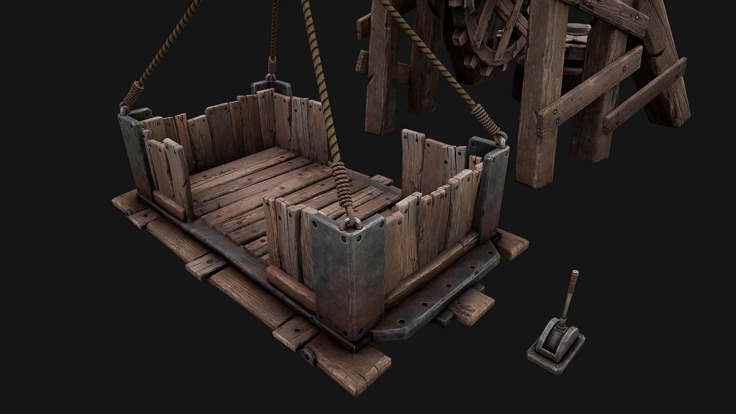 Medieval Lift Elevator
