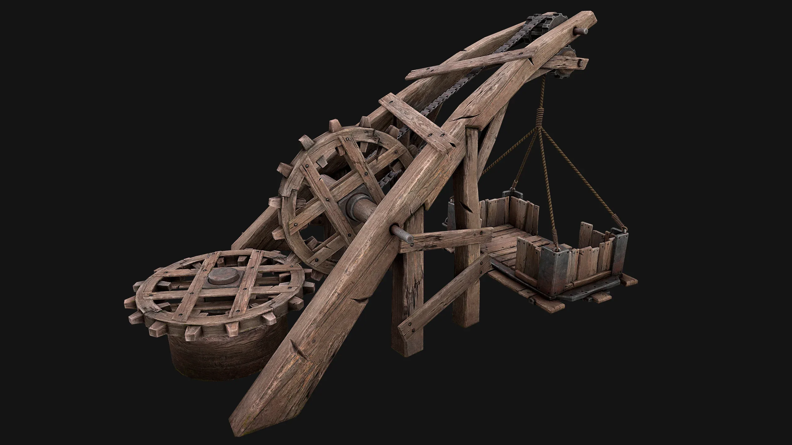 Medieval Lift Elevator
