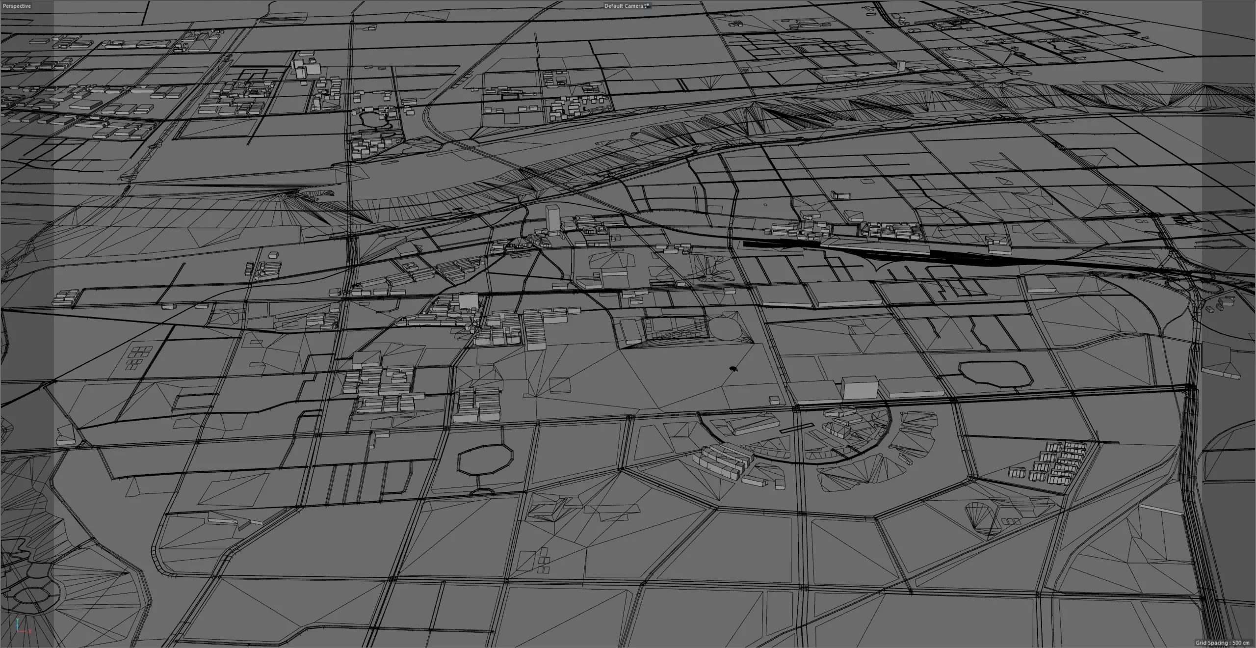 Bengbu city Anhui China 3d model 40km