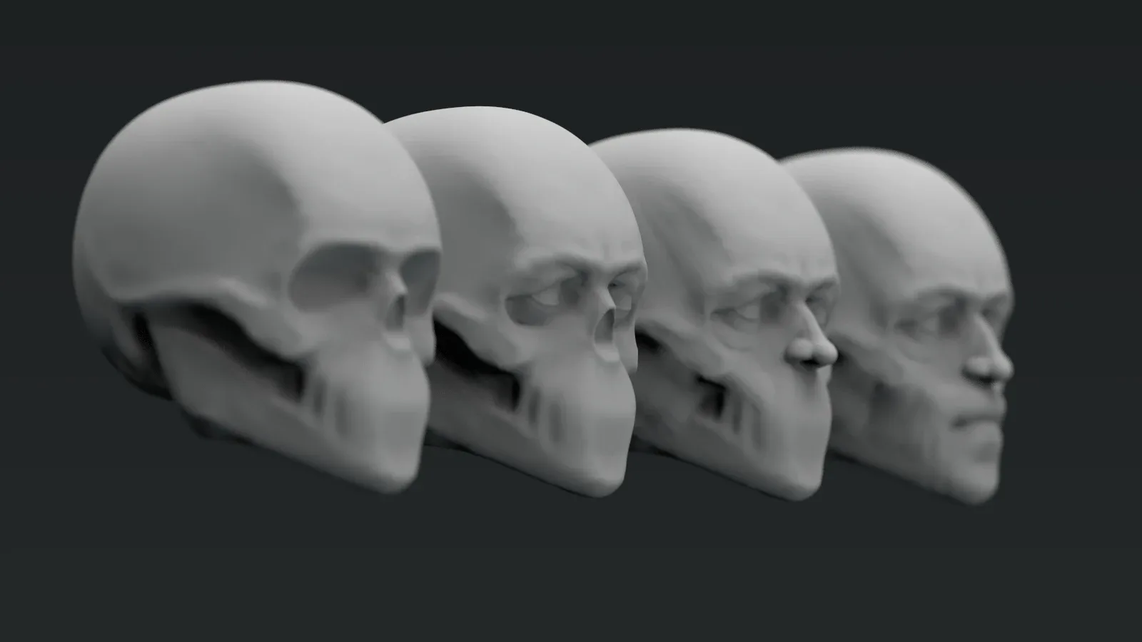 Human Heads Basemesh Pack