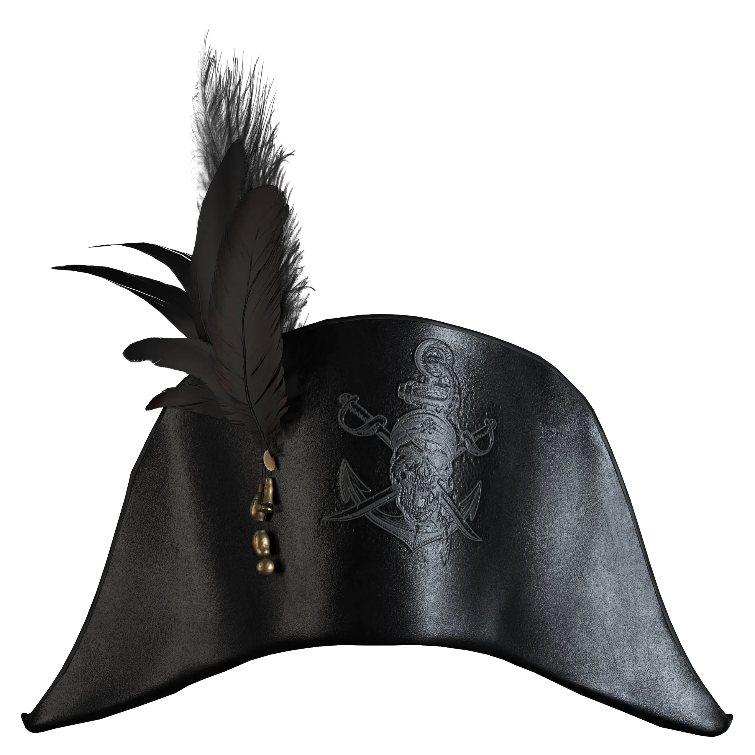 Pirate Hat 3 ( Game Asset , 3 Material Set )