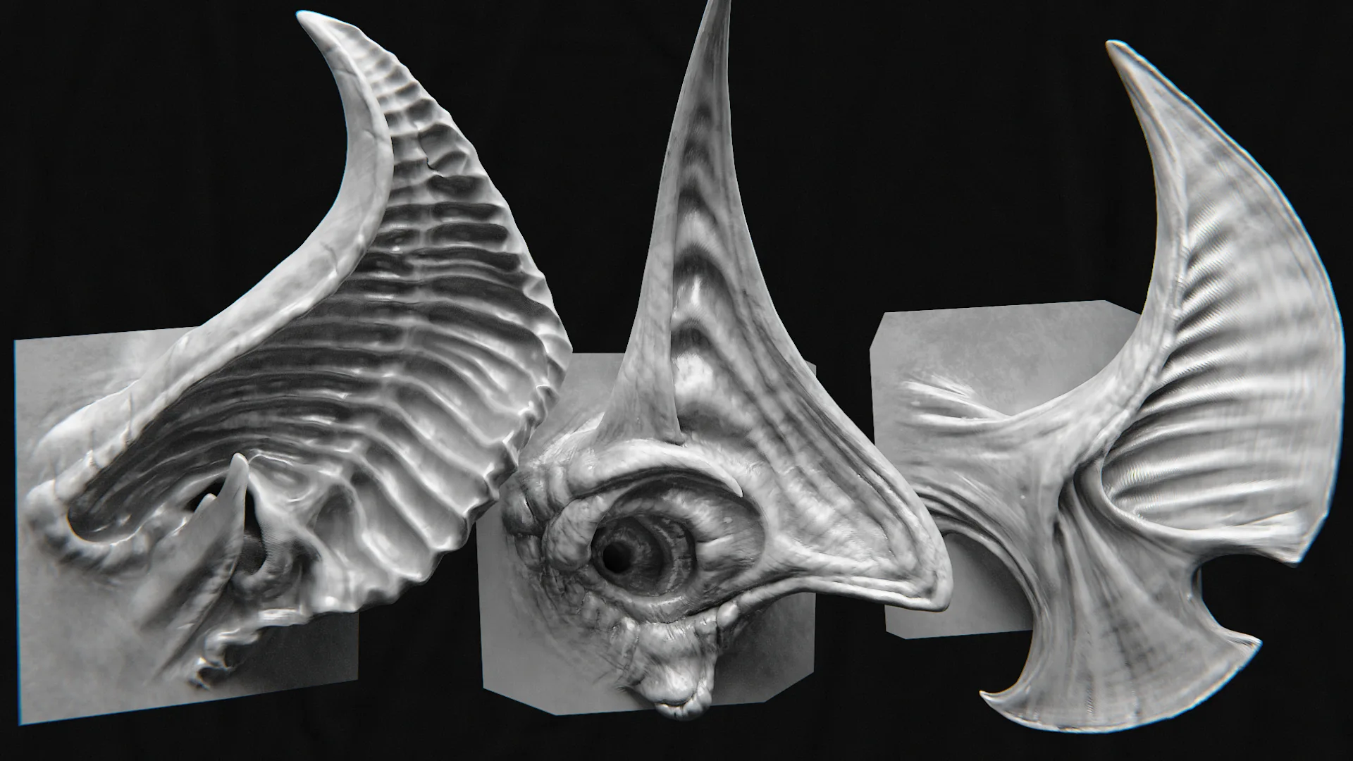 44 Ears - High Detailed Ears For Creatures - VDM Zbursh, Blender +BONUS